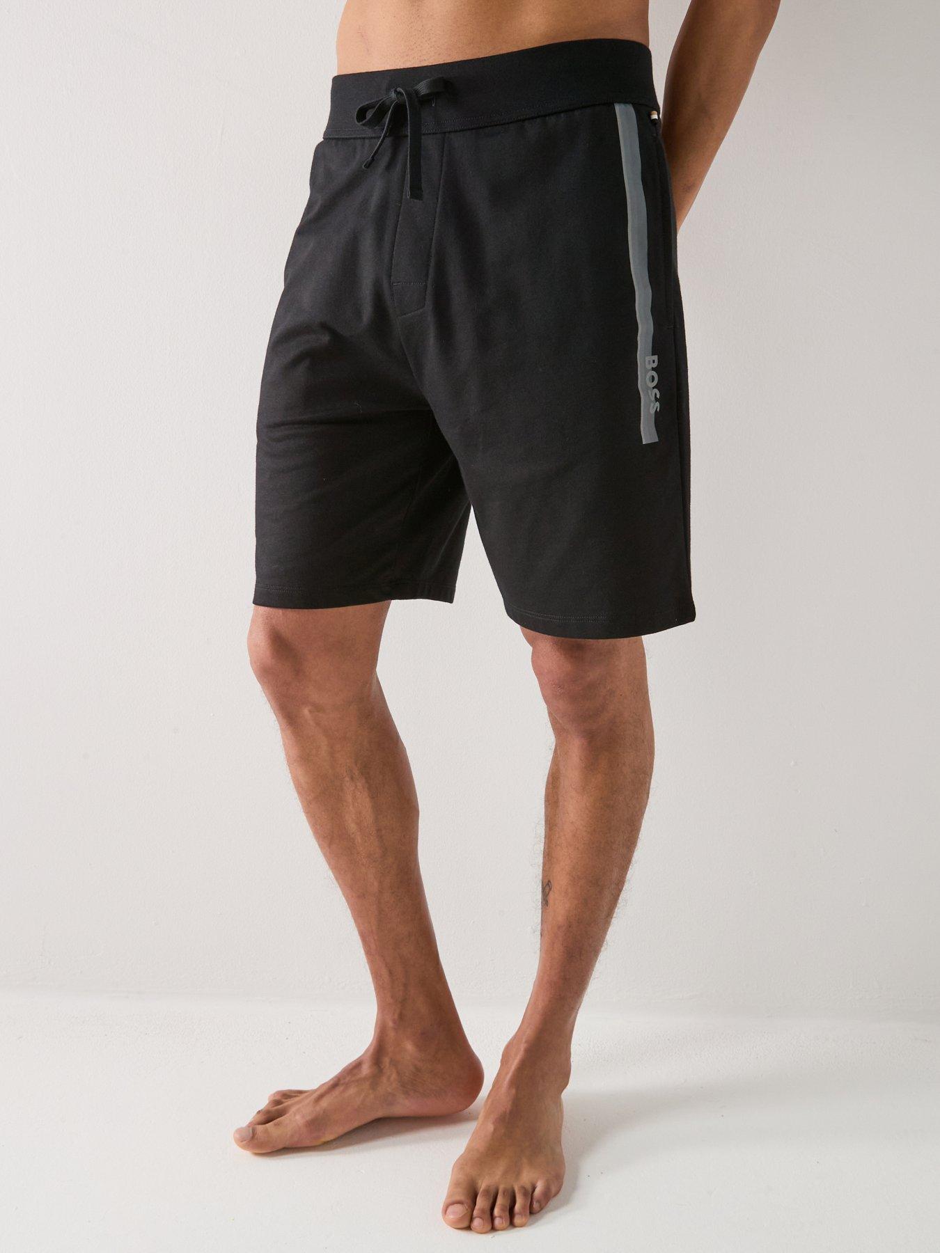BOSS Bodywear Authentic Loungewear Shorts, Black, Size L, Men
