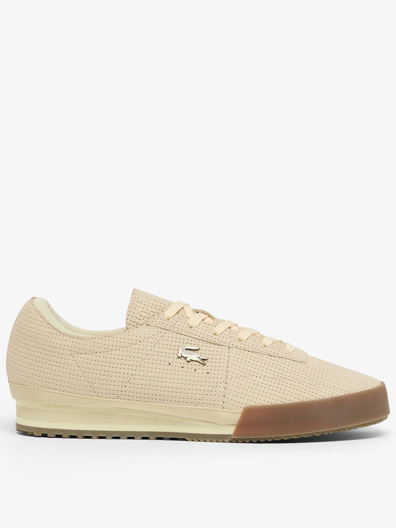 Image 1 of 6 of Lacoste Aura Trainers - Light Beige