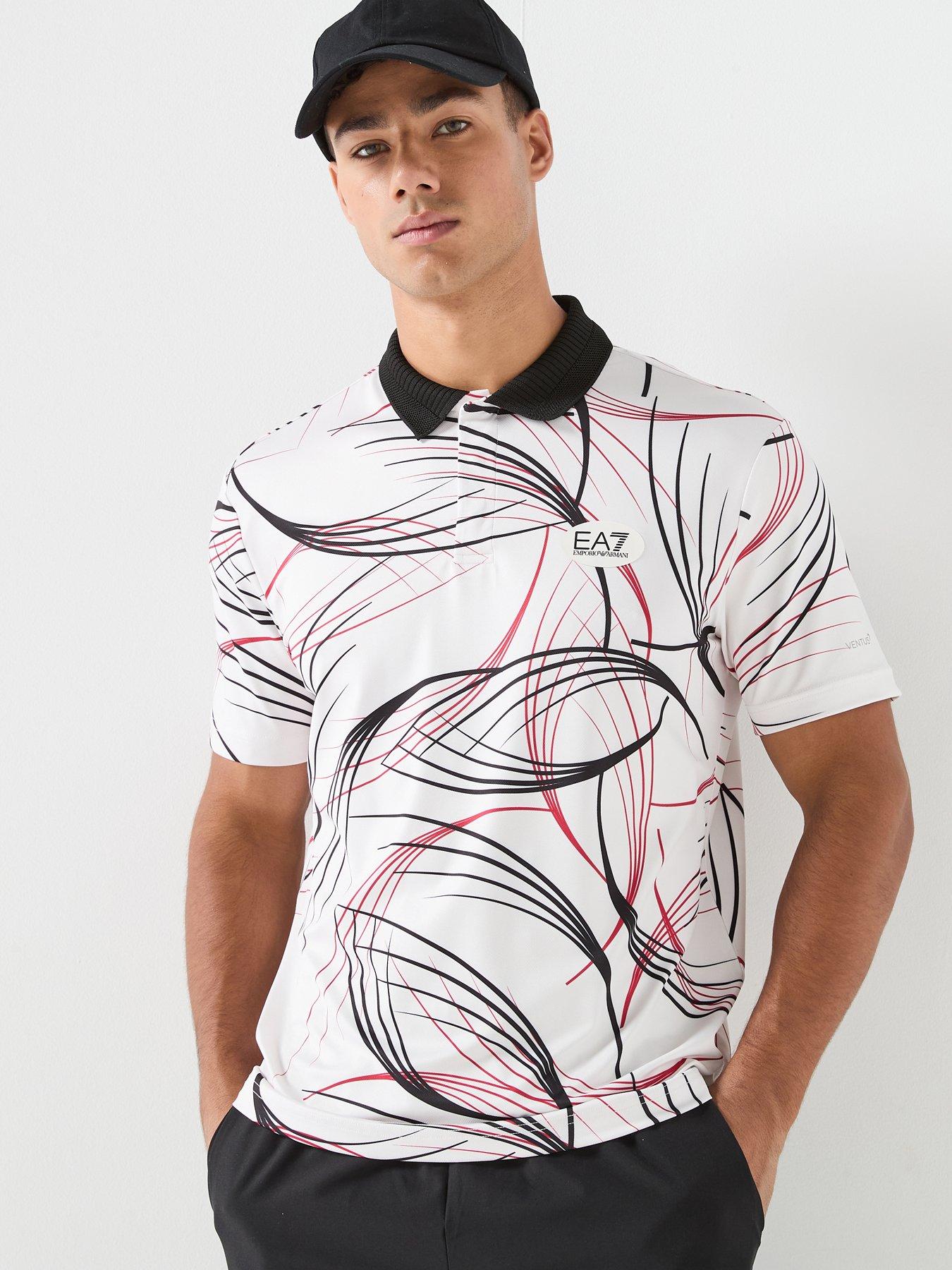 EA7 Emporio Armani Tennis Pro Polo Shirt - White