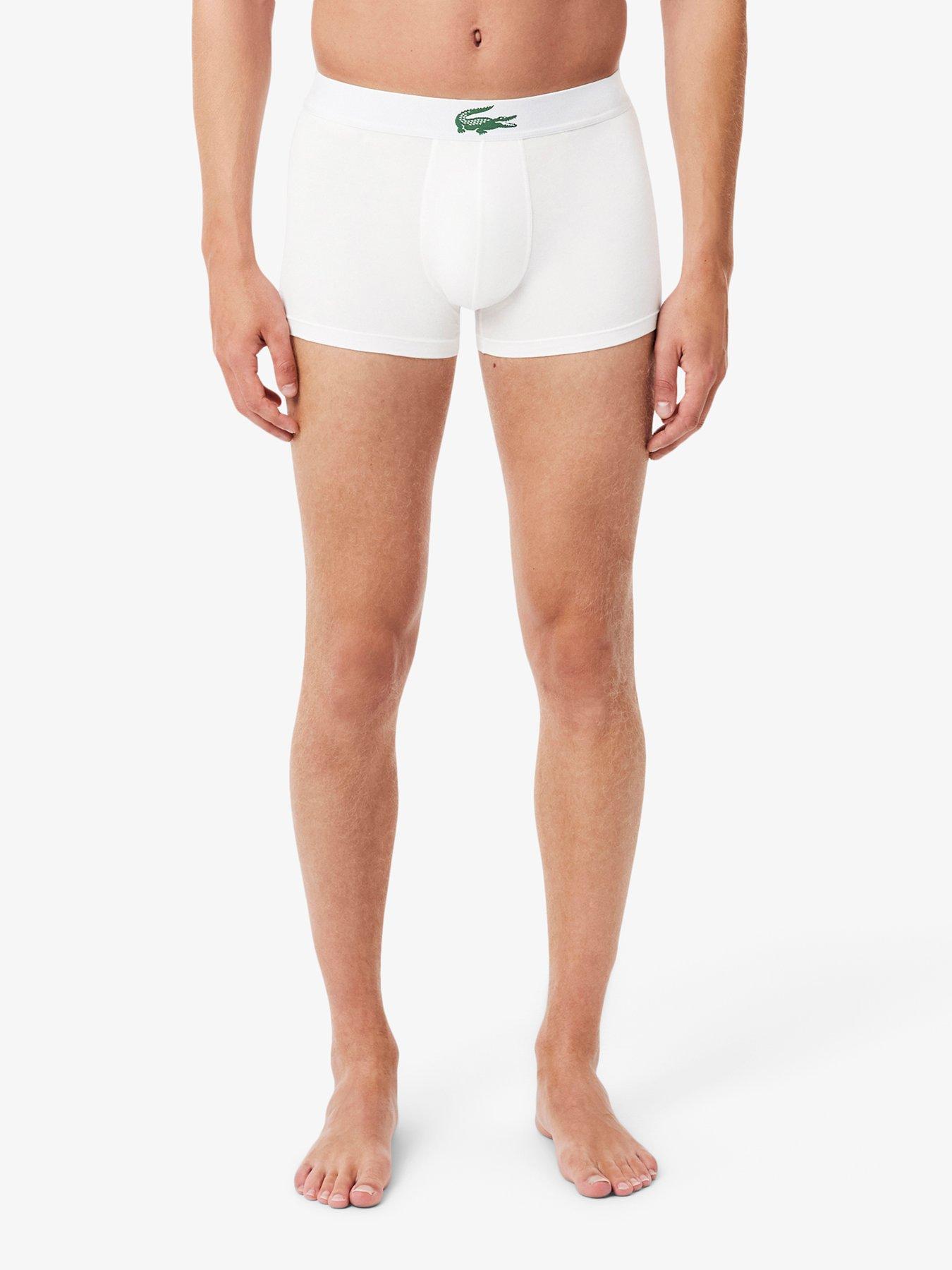 Lacoste 3-Pack Stretch Cotton Crocodile Waist Boxers - Multi