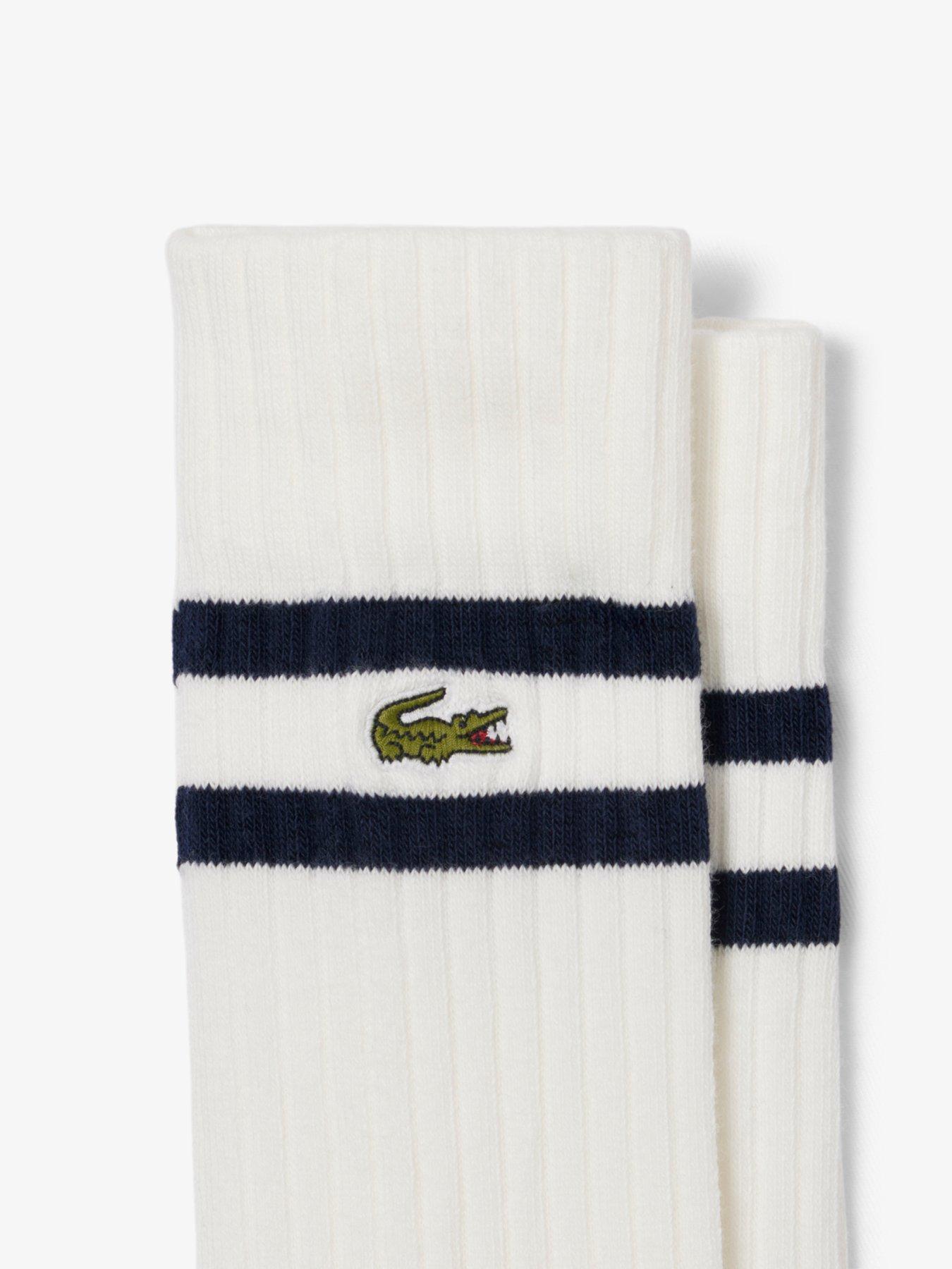 Image 2 of 3 of Lacoste 2-Pack Terry Crew Socks - Multi