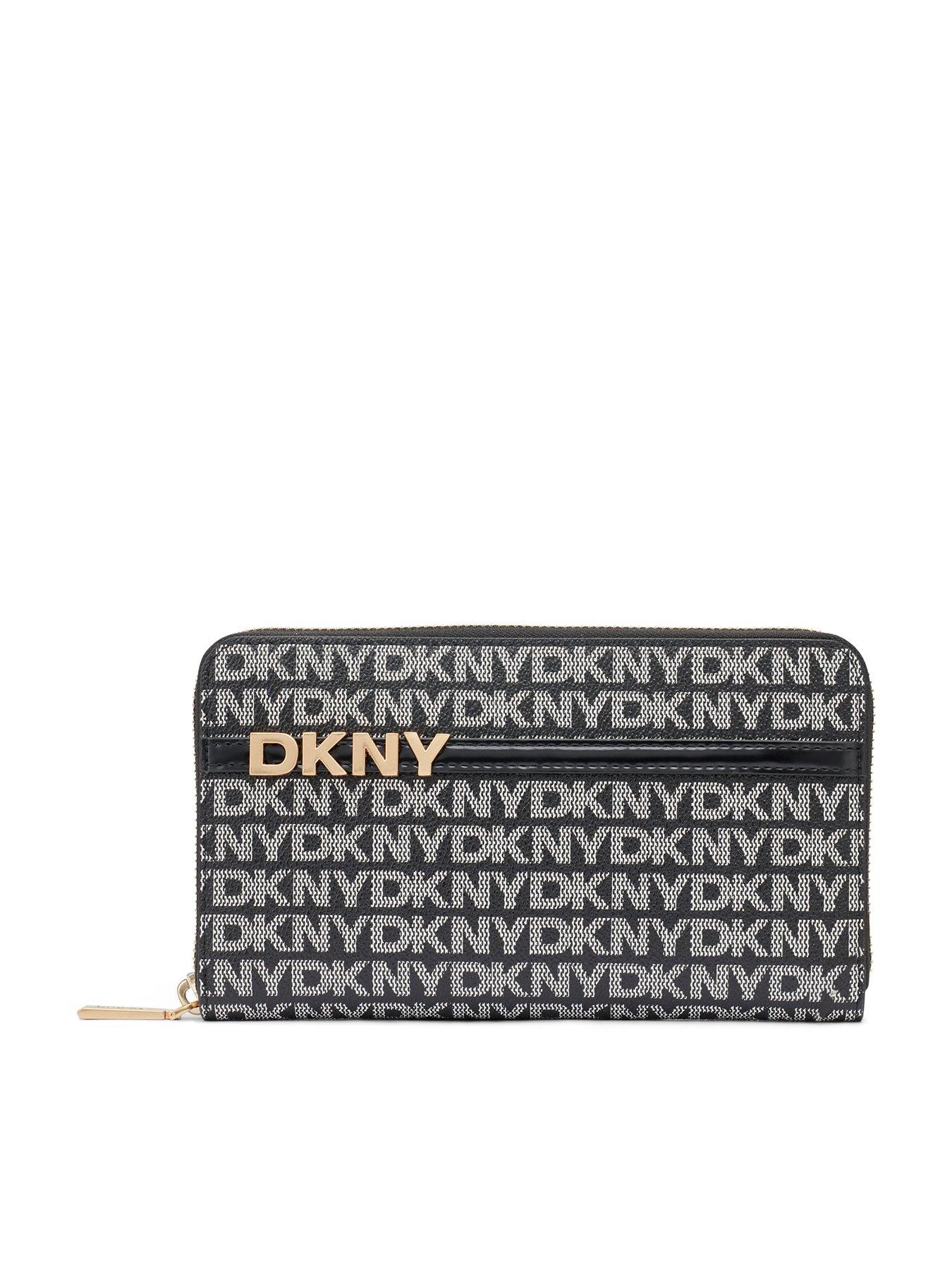 DKNY Avril Zip Around Wallet - Black