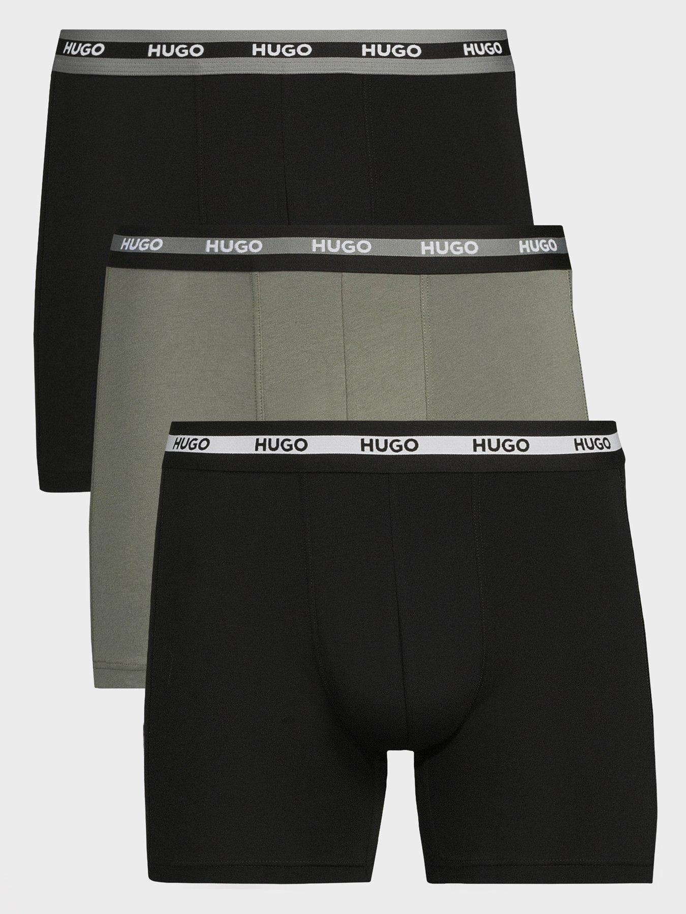 HUGO 3 Pack Triplet Boxer Briefs - Assorted
