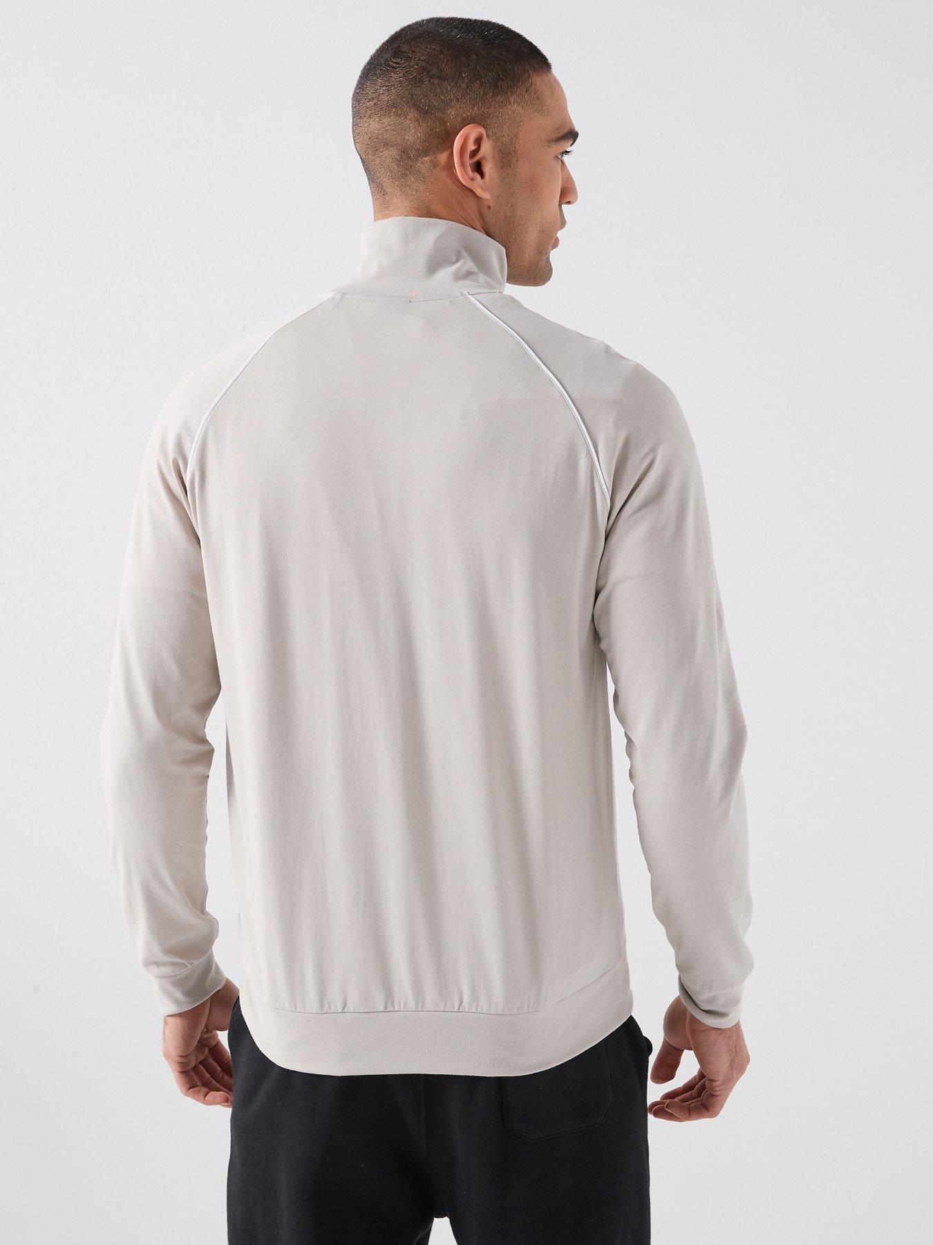 Image 2 of 4 of BOSS Mix &amp; Match Loungewear Track Top - Light Grey