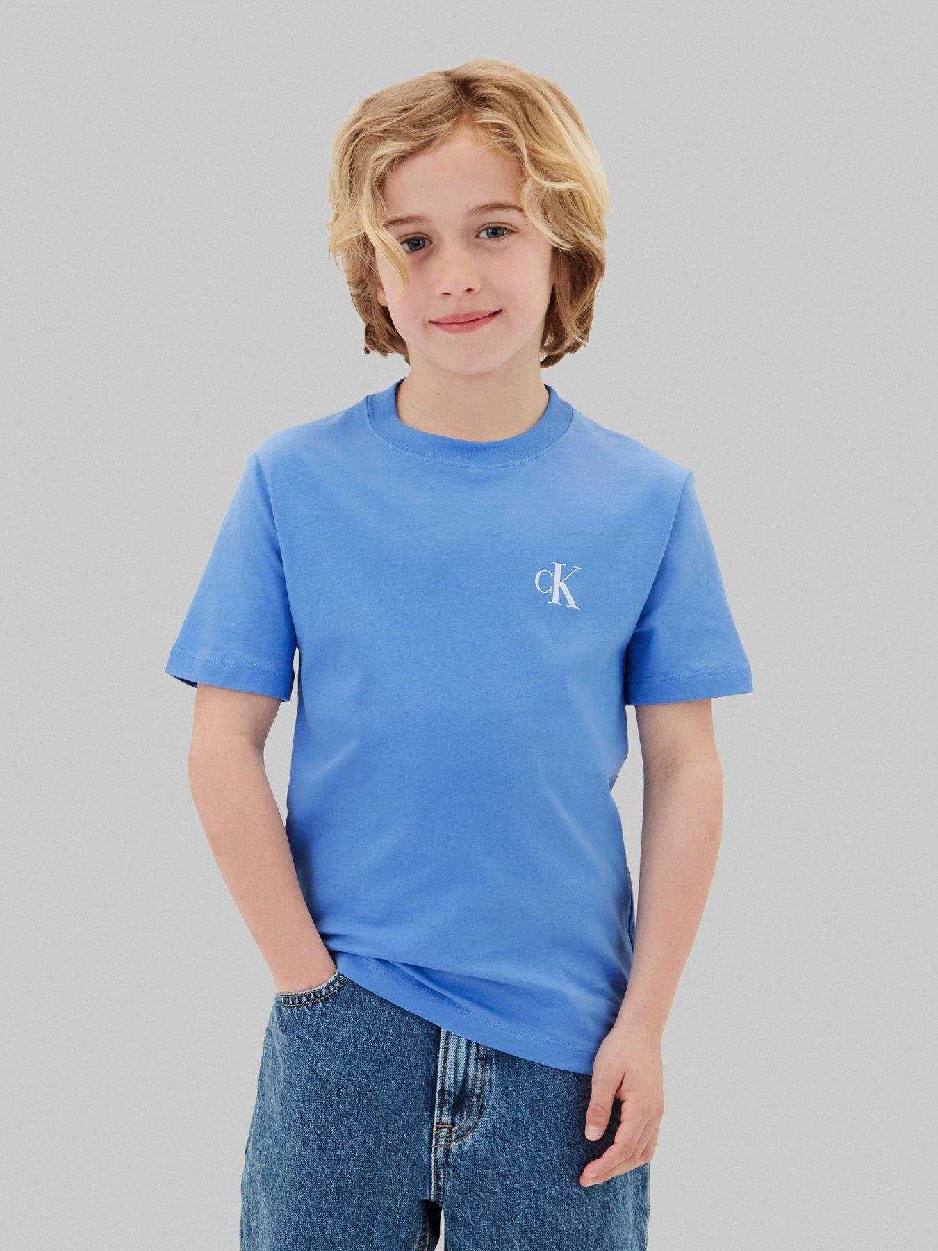 Calvin Klein Jeans Boys 2 Pack Short Sleeve T-Shirts - Multi