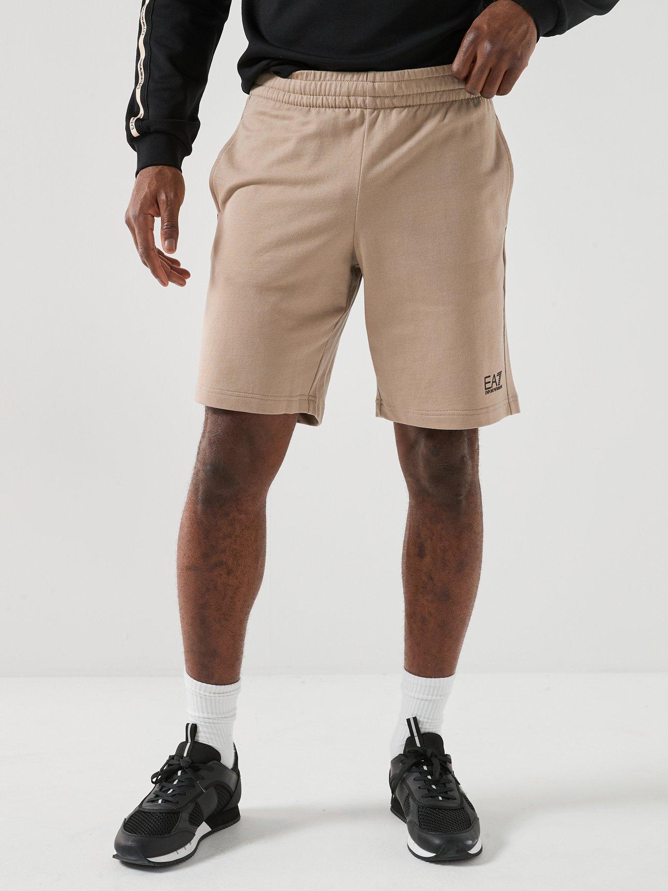Image 1 of 6 of EA7 Emporio Armani Core Id Bermuda Shorts - Light Brown