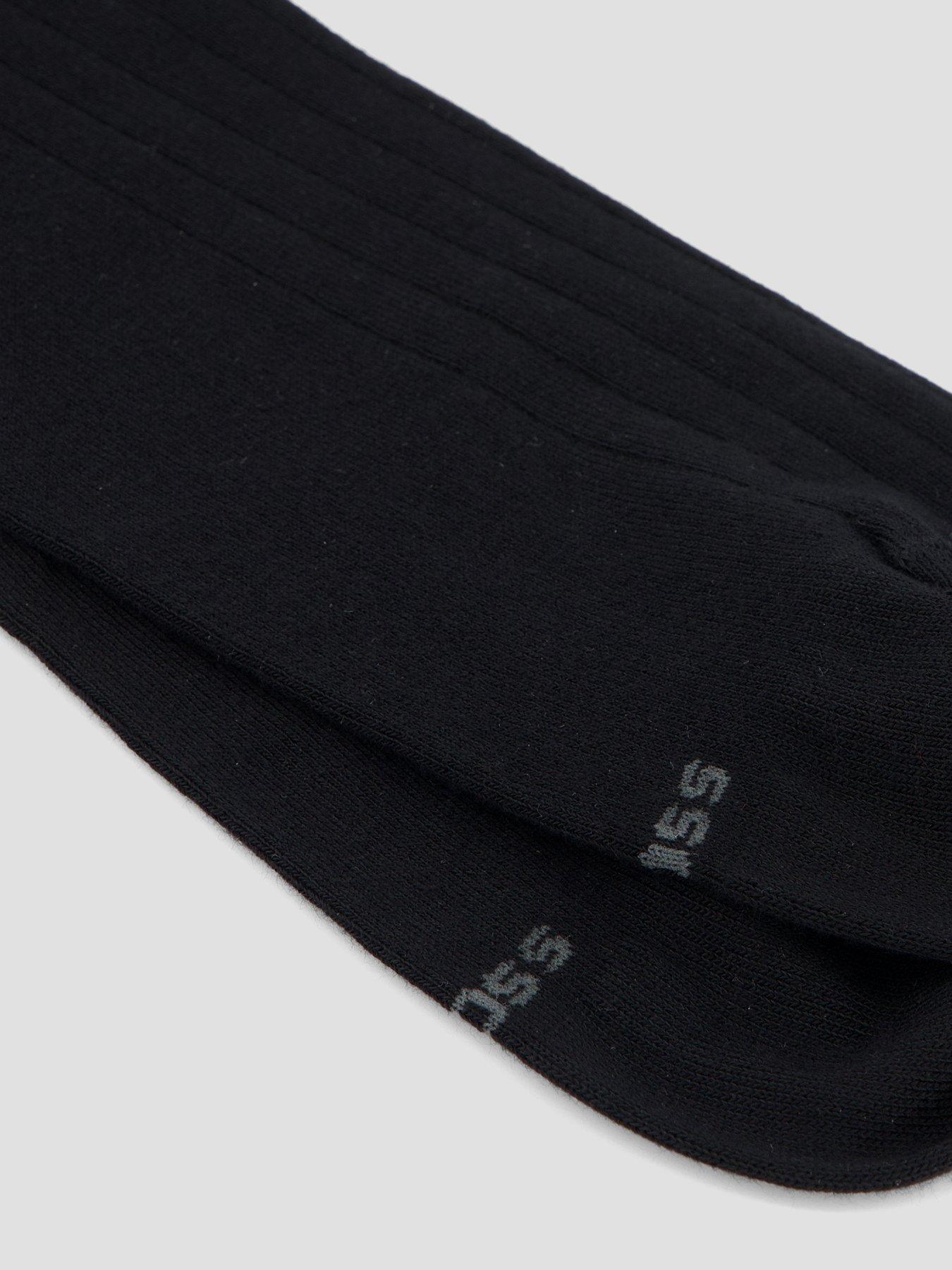 Image 4 of 4 of BOSS 2 Pack Bb Logo Soft Touch Crew Socks - Black
