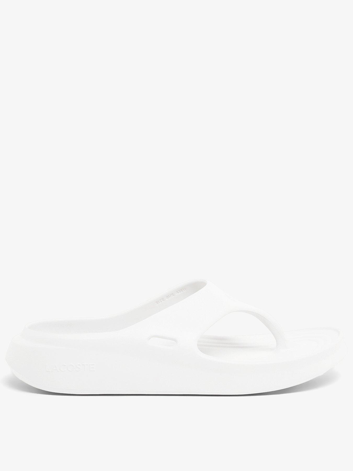 Lacoste Meduz Flip Flops - White