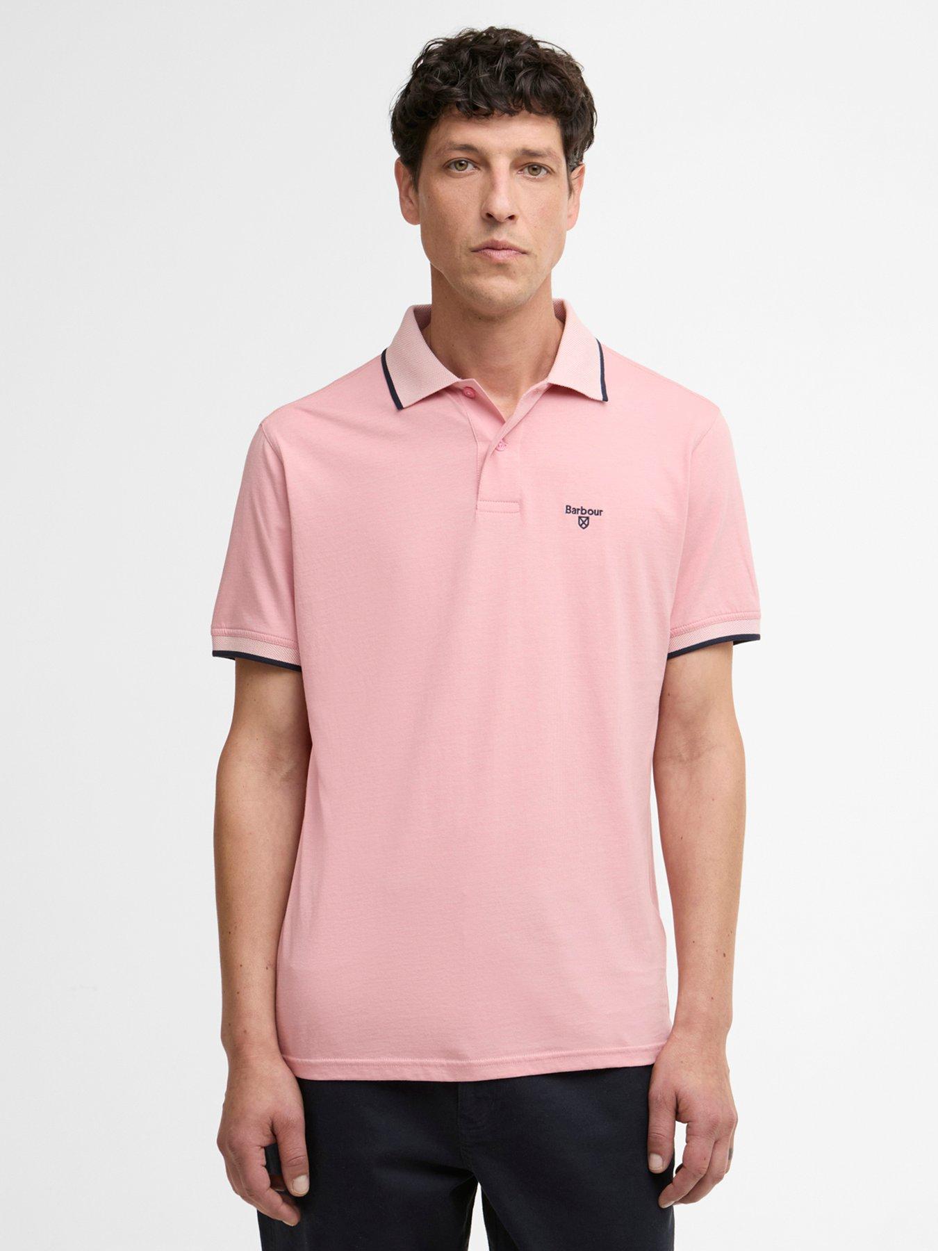 Barbour Cornsay Jersey Tailored Fit Polo Shirt - Pink