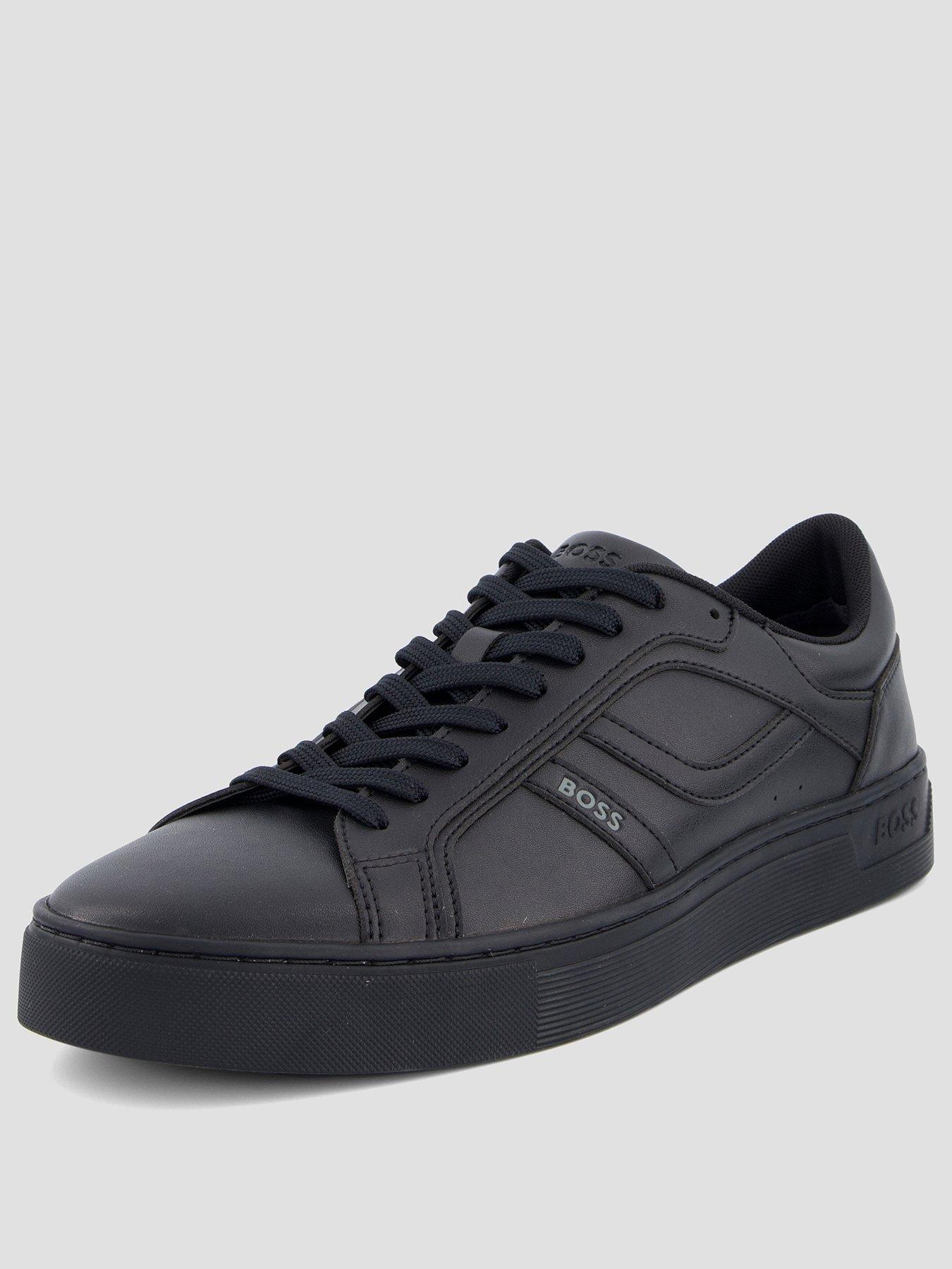 Image 2 of 7 of BOSS Orange Rhys Tenn PU Cupsole Sneaker - Black