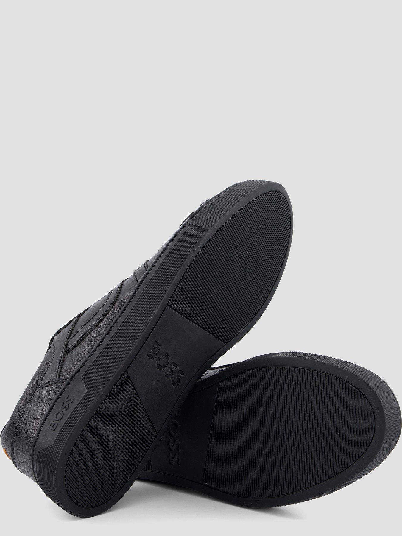 Image 4 of 7 of BOSS Orange Rhys Tenn PU Cupsole Sneaker - Black