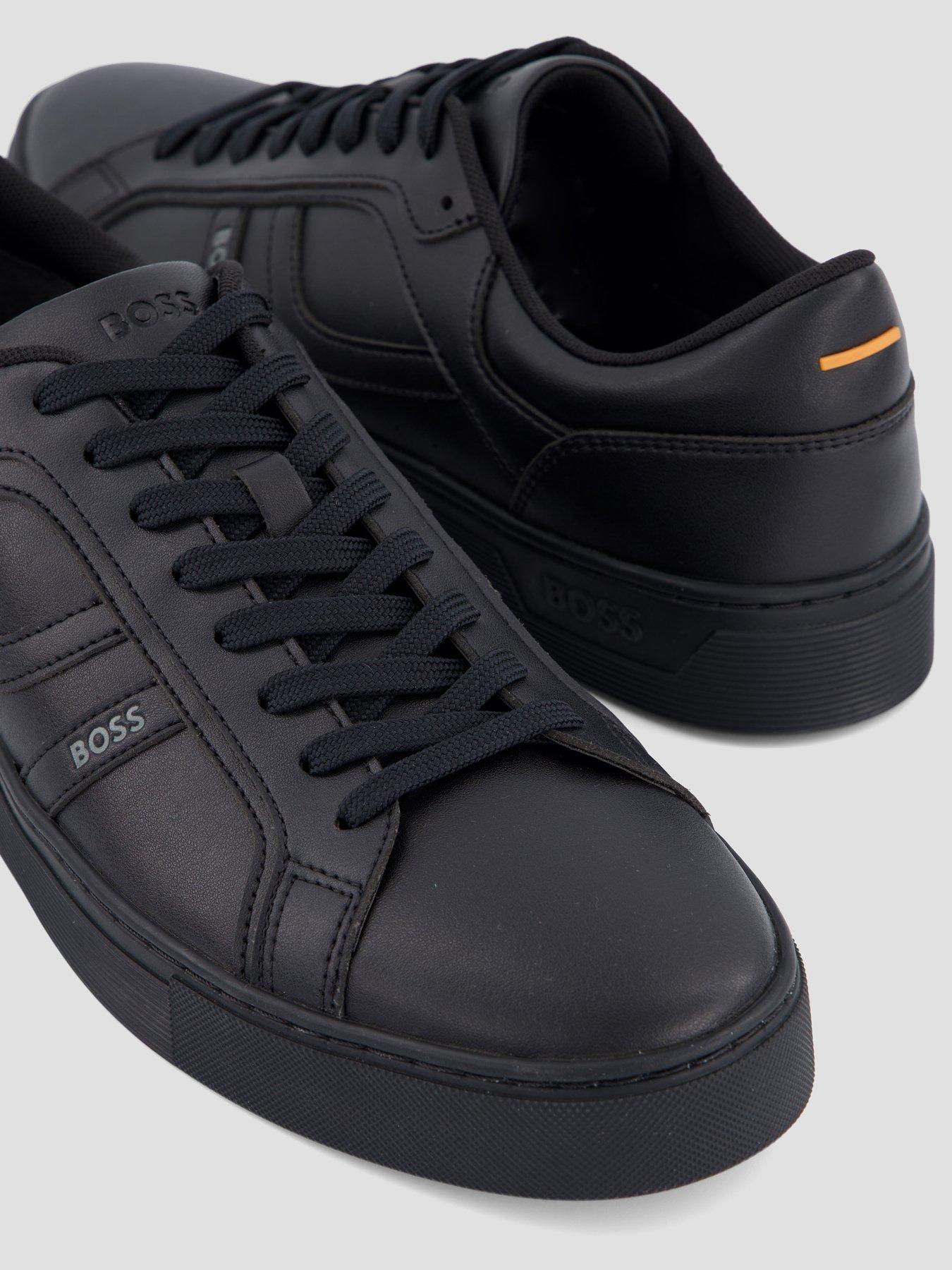Image 5 of 7 of BOSS Orange Rhys Tenn PU Cupsole Sneaker - Black
