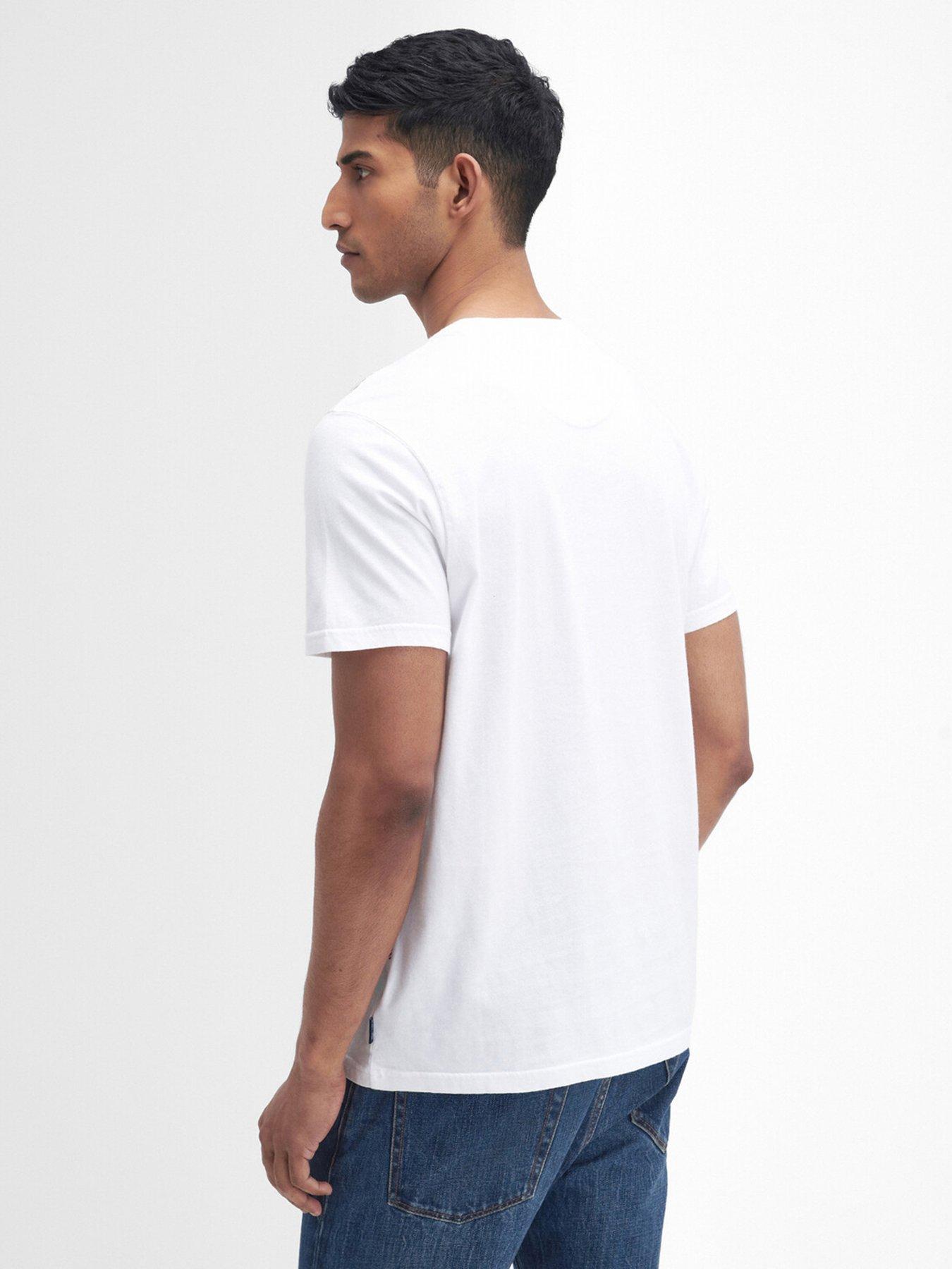 Image 2 of 5 of Barbour Blaine T-Shirt - White