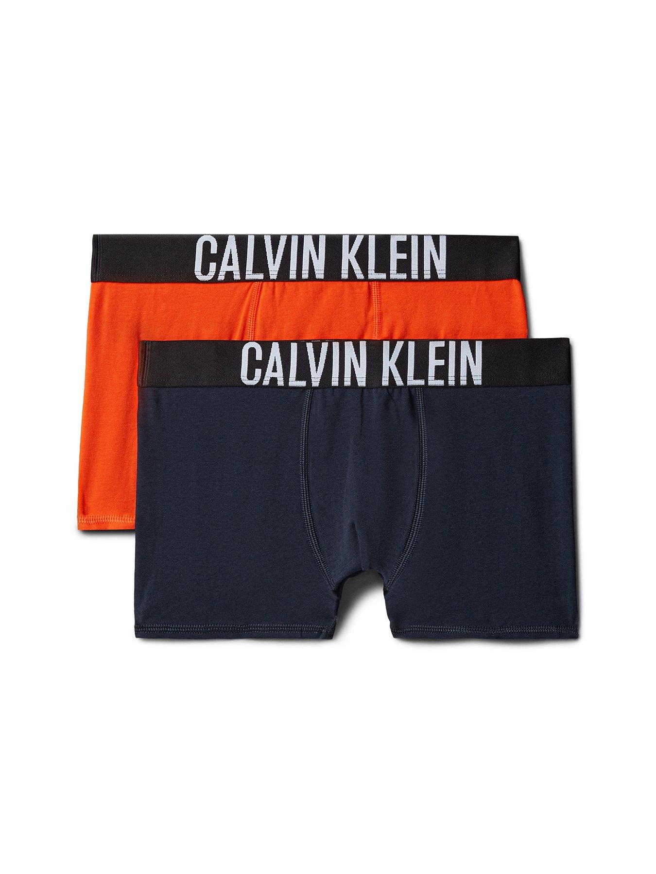 Image 1 of 2 of Calvin Klein Boys 2 Pack Intense Power Trunk - Multi