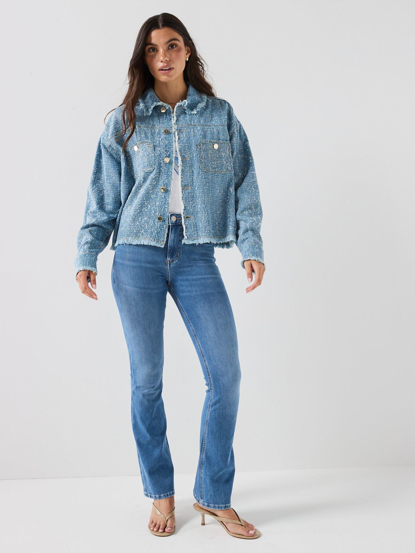 Image 3 of 6 of Guess Jeans Amandina Jacket - Blue