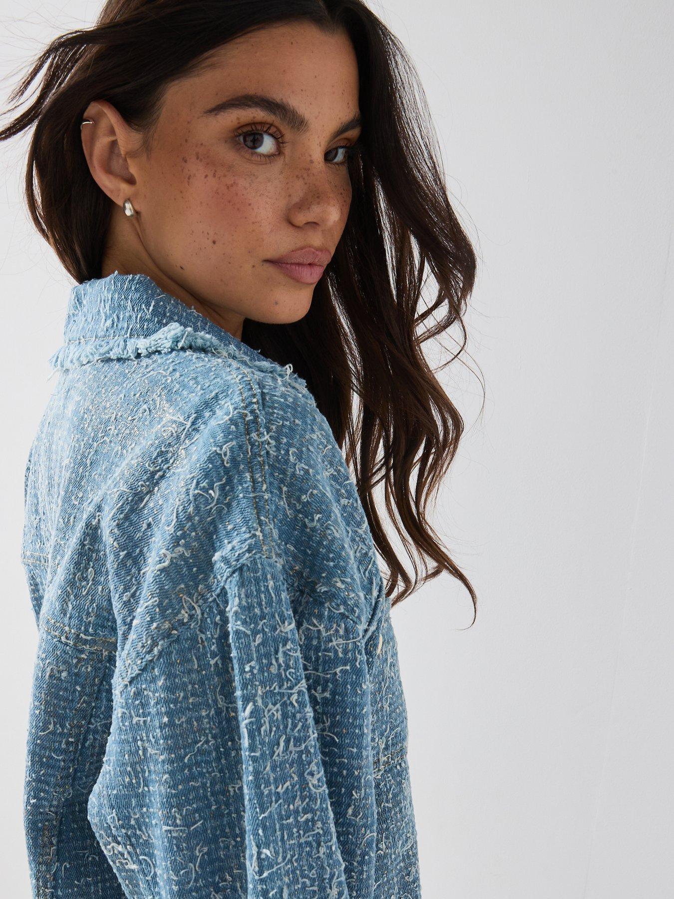 Image 6 of 6 of Guess Jeans Amandina Jacket - Blue