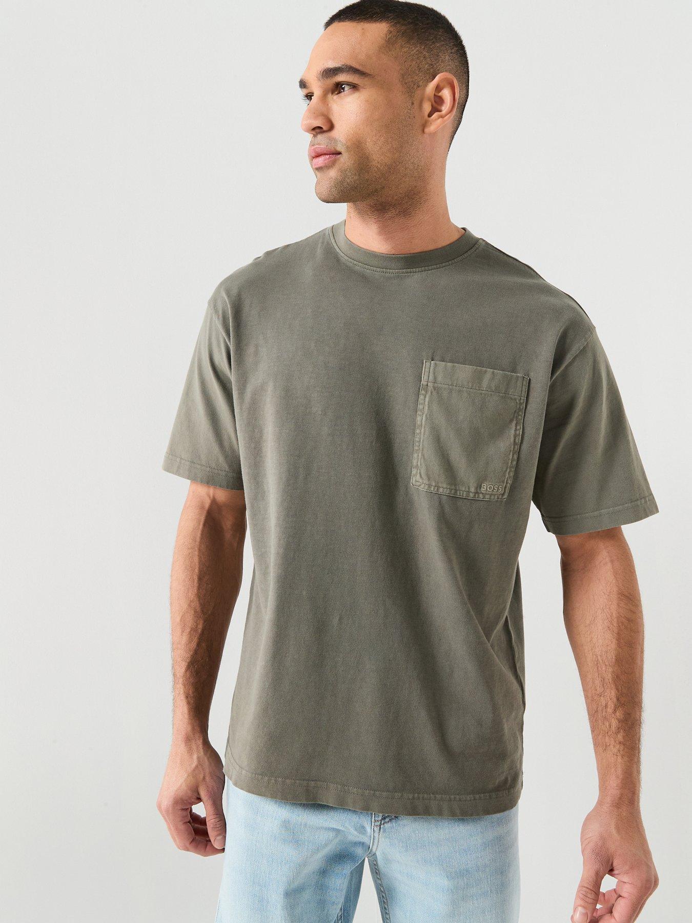 BOSS Te Laser Pocket T-Shirt - Green