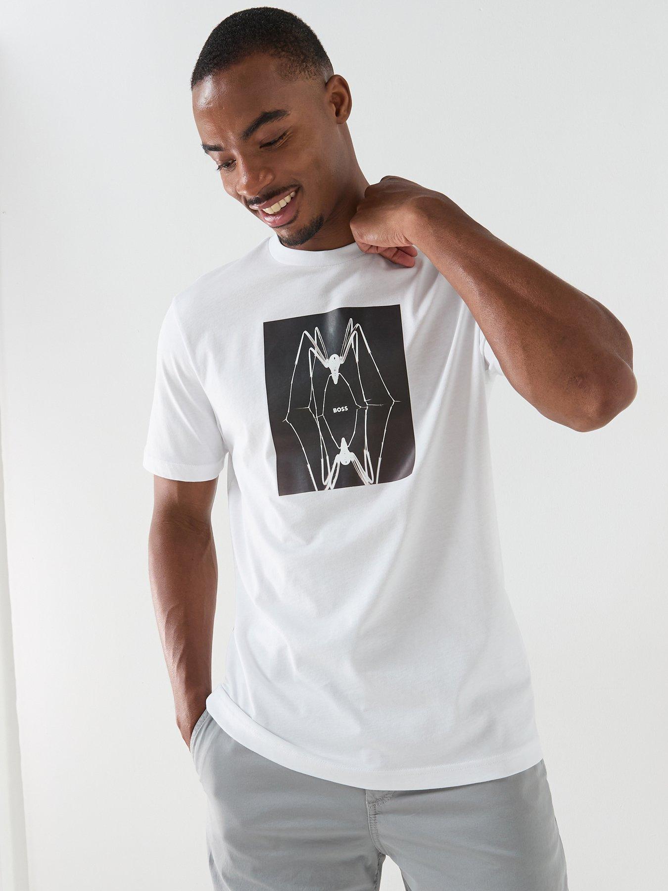 BOSS Creature Graphic Relaxed Fit T-Shirt - White