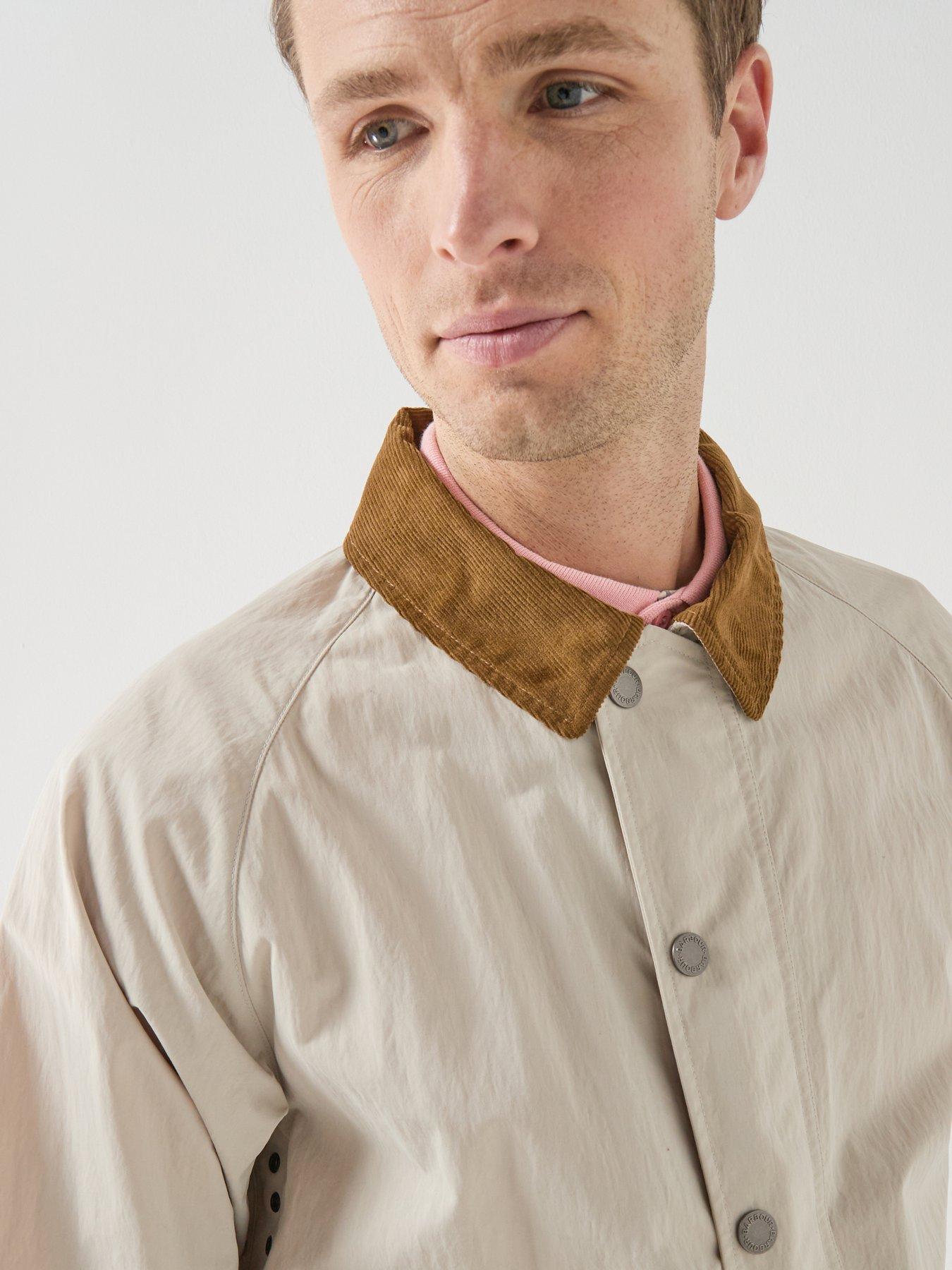 Image 4 of 6 of Barbour Re-Engineered Casual Chore Jacket - White