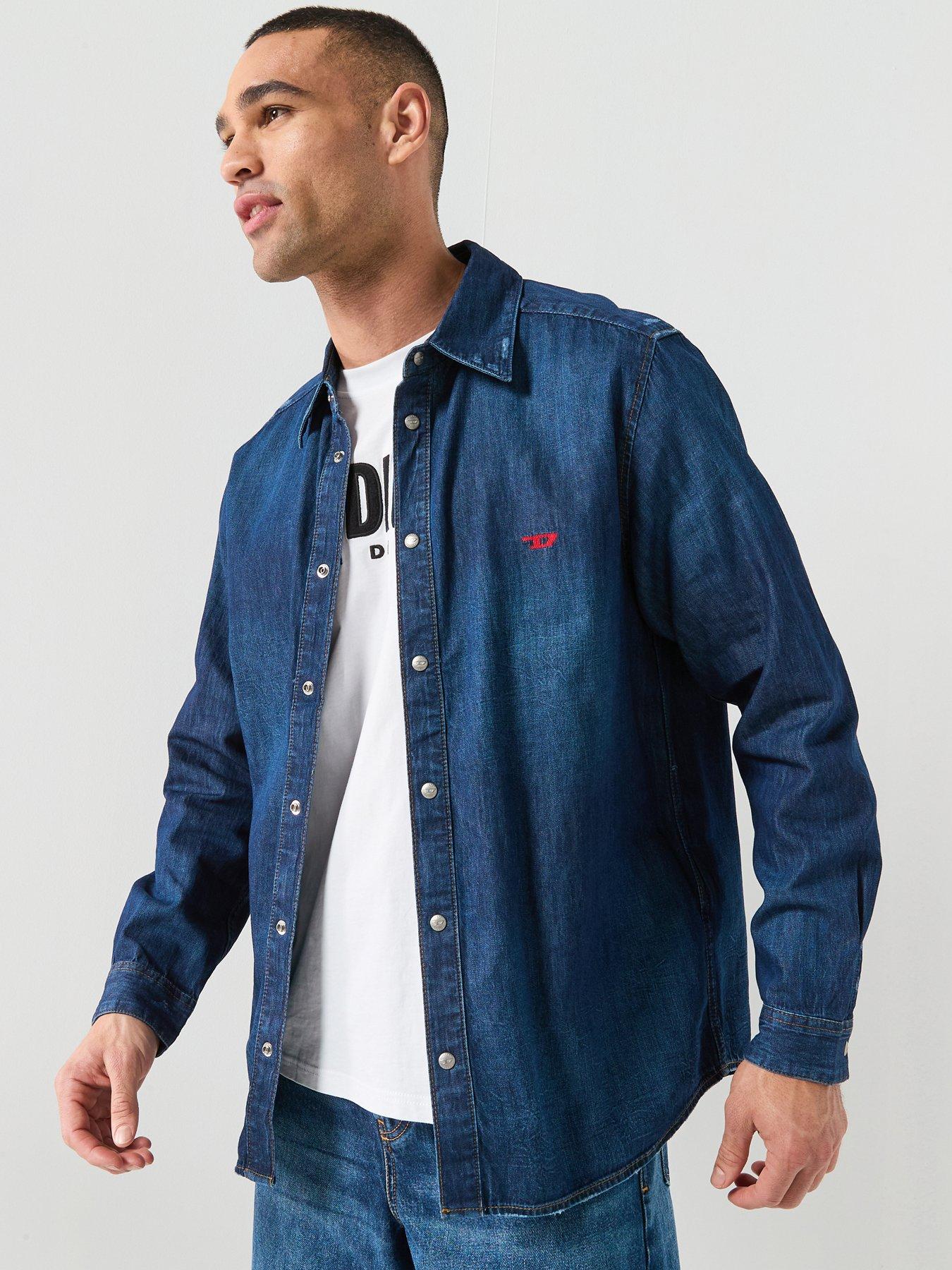 Diesel Diesel D Oval Denim Shirt - Blue