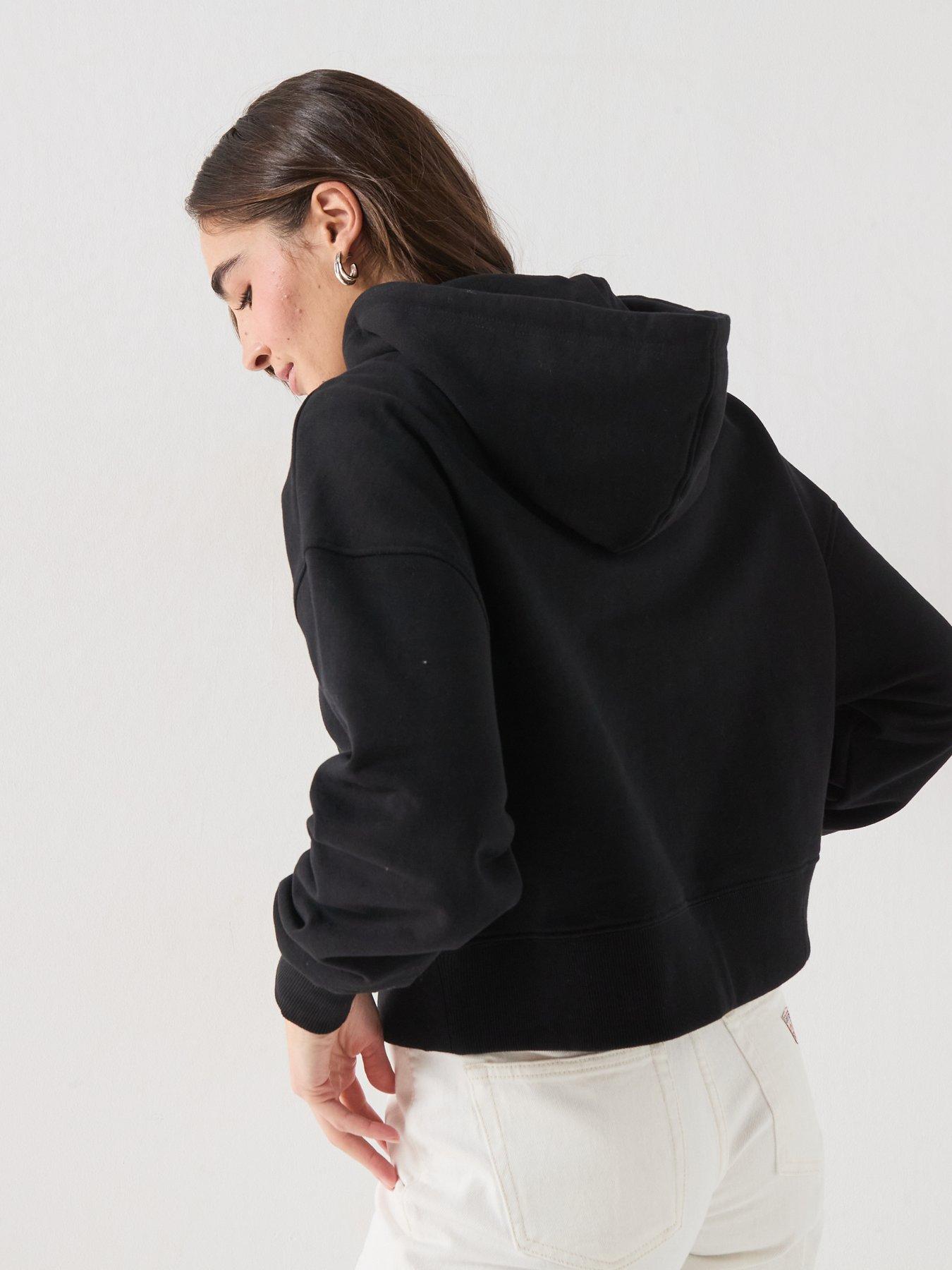 Image 2 of 6 of Guess Baker Cropped Hoodie