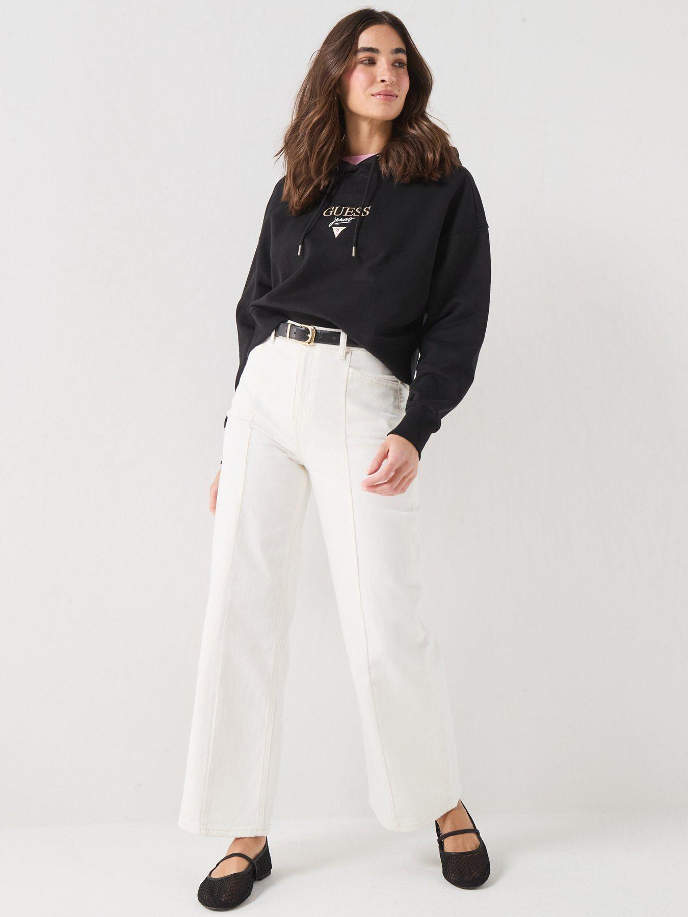 Image 3 of 6 of Guess Baker Cropped Hoodie