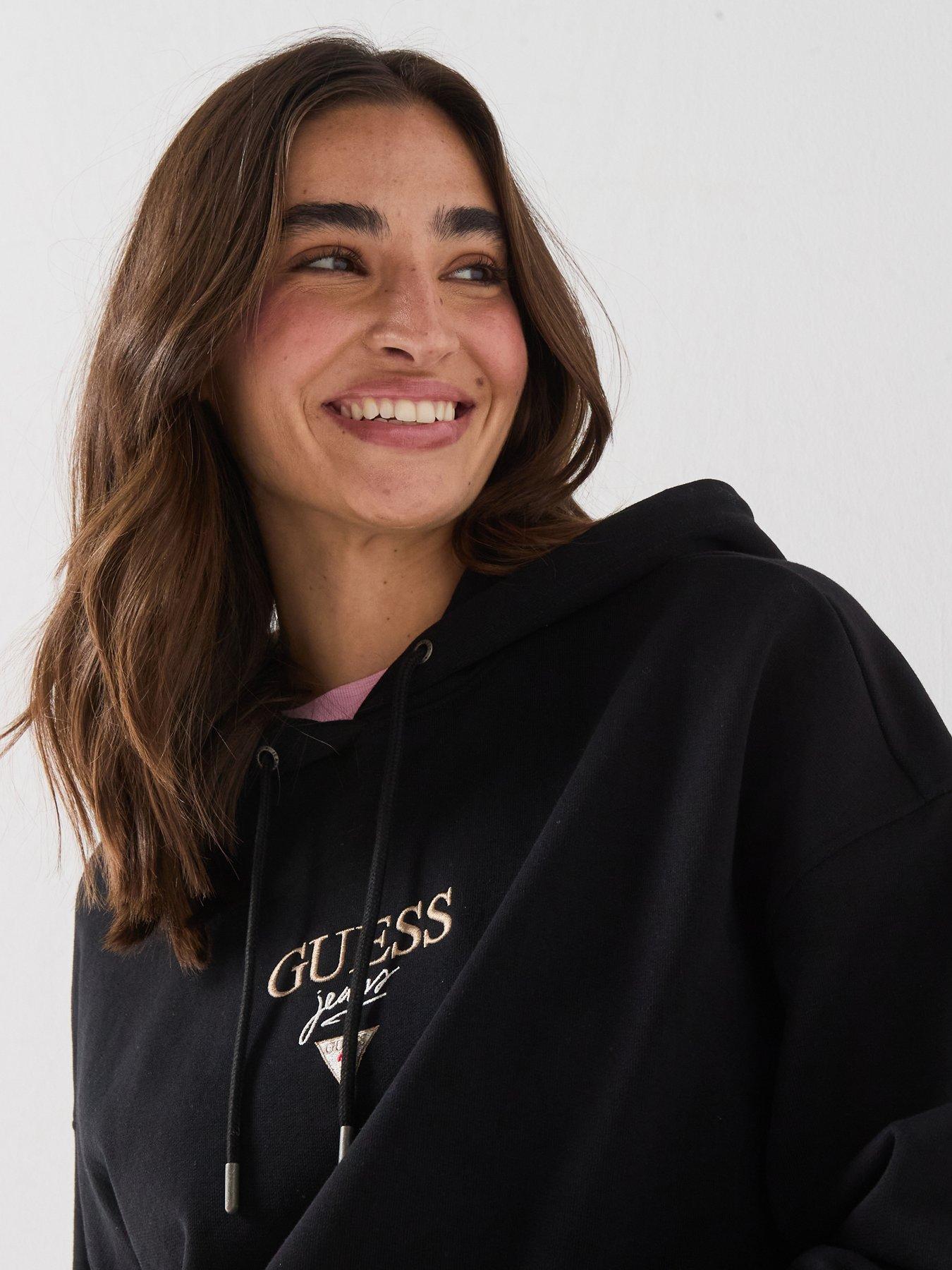 Image 5 of 6 of Guess Baker Cropped Hoodie