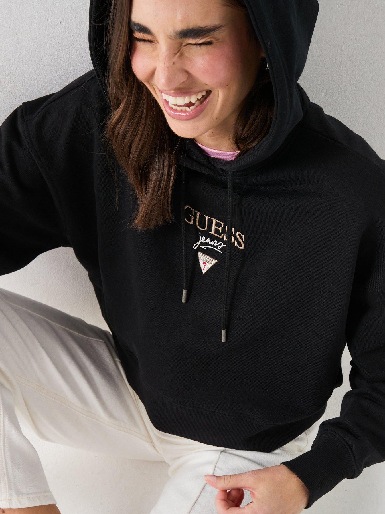 Image 6 of 6 of Guess Baker Cropped Hoodie