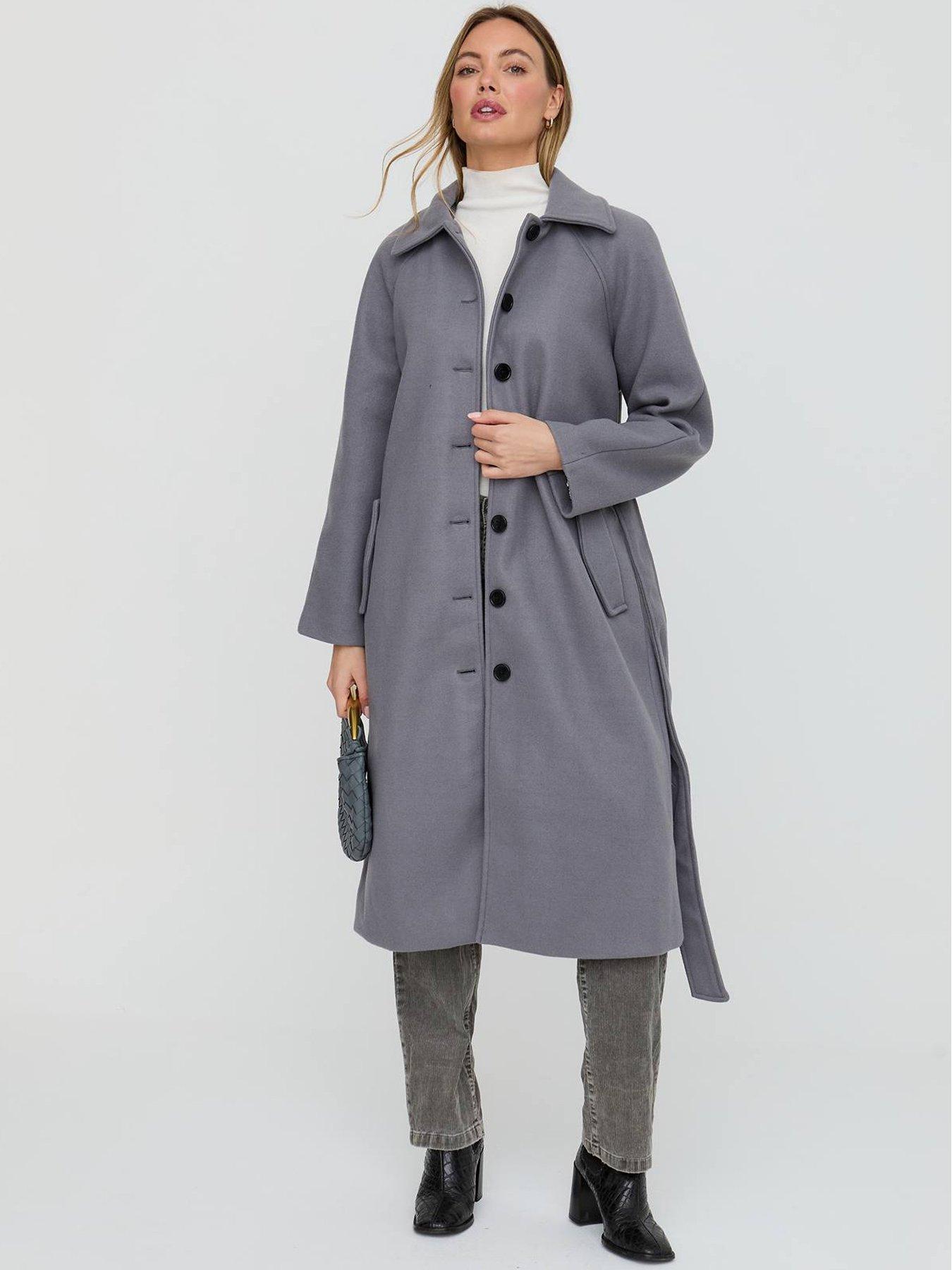Lily & Lionel Pia Tailored Coat In - Grey