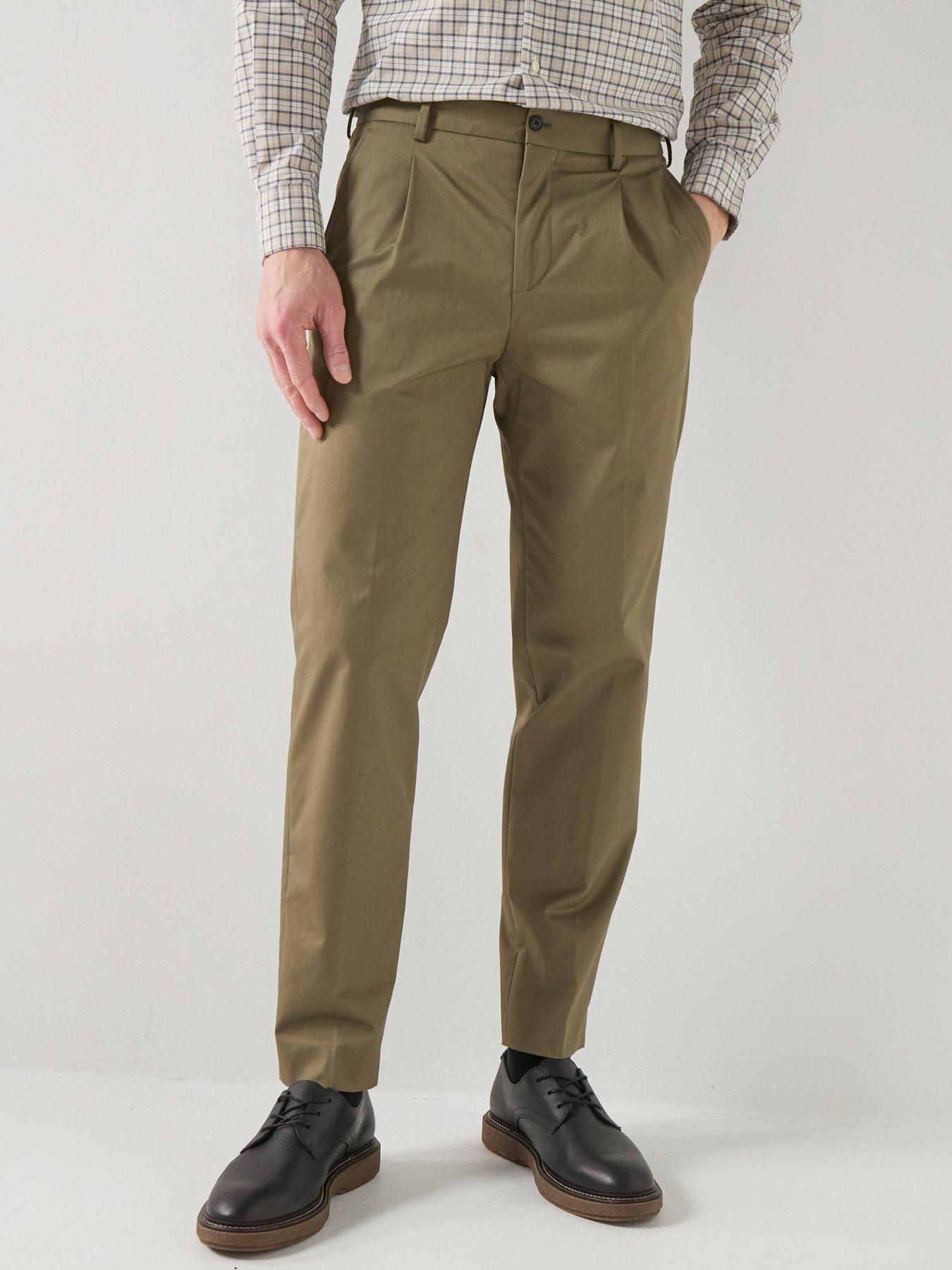 Barbour Bellamy Cotton Trousers - Olive