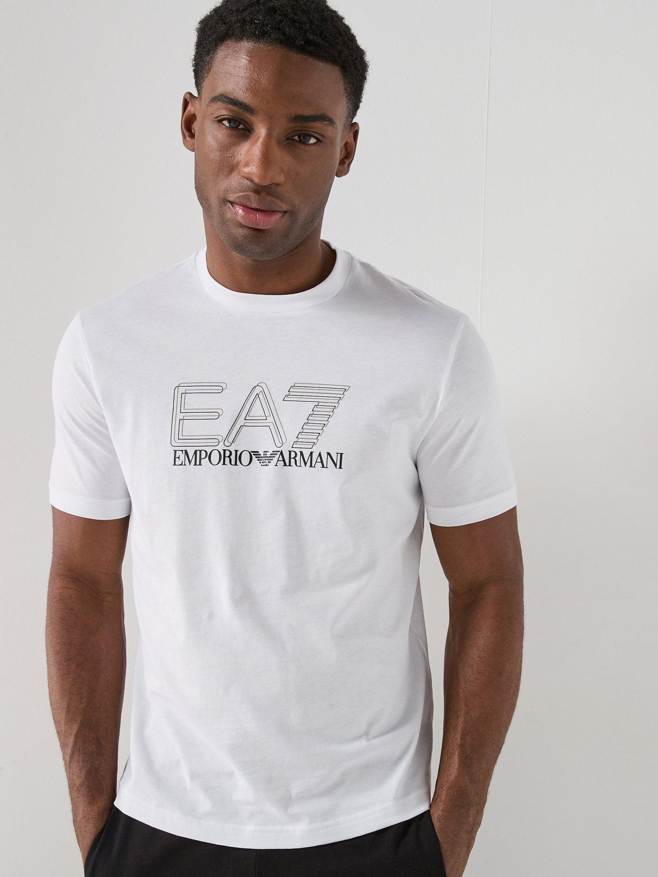 EA7 Emporio Armani Train Visibility T-Shirt, White, Size Xl, Men