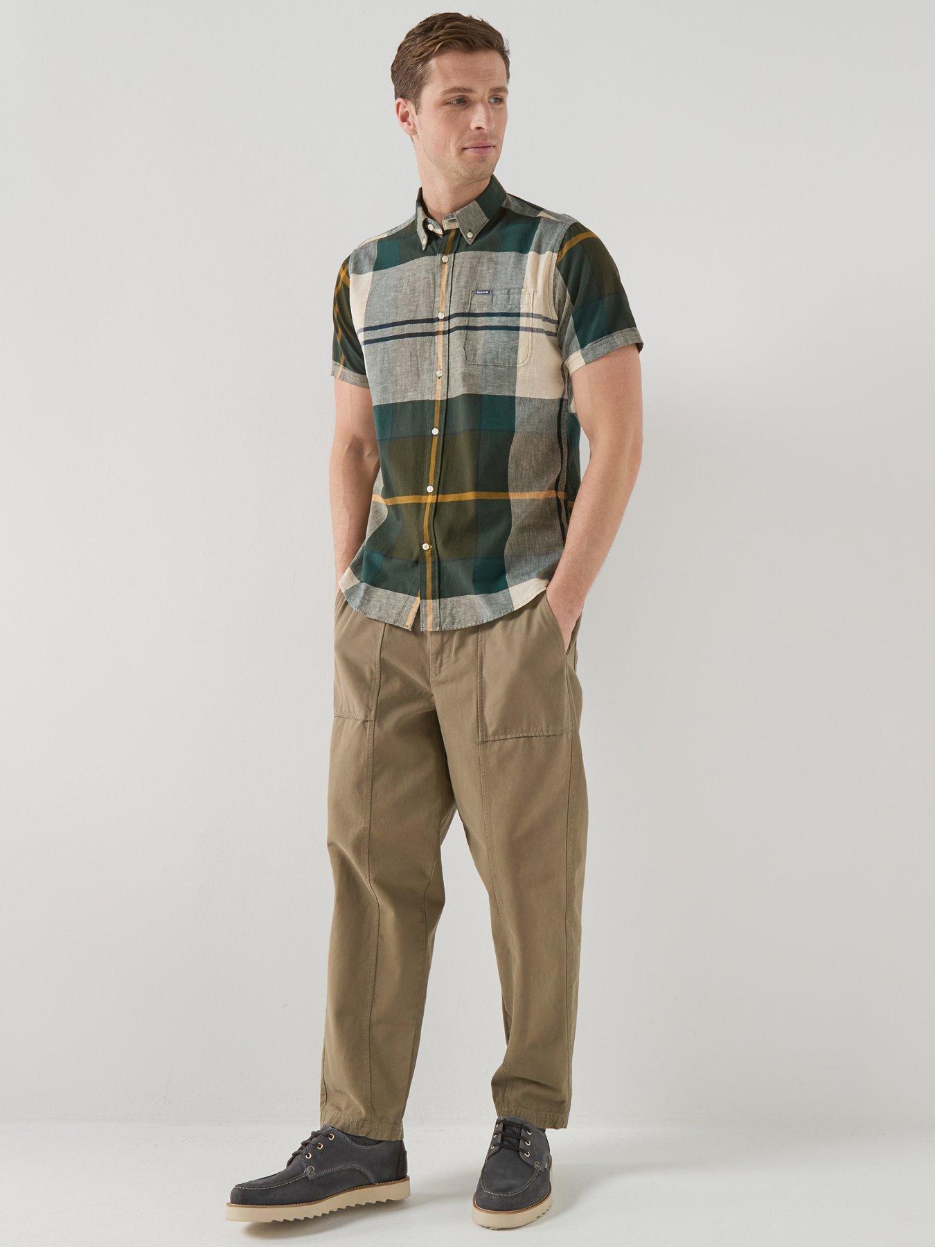 Image 3 of 5 of Barbour Douglas Short Sleeve Tailored Shirt - Dark Multi