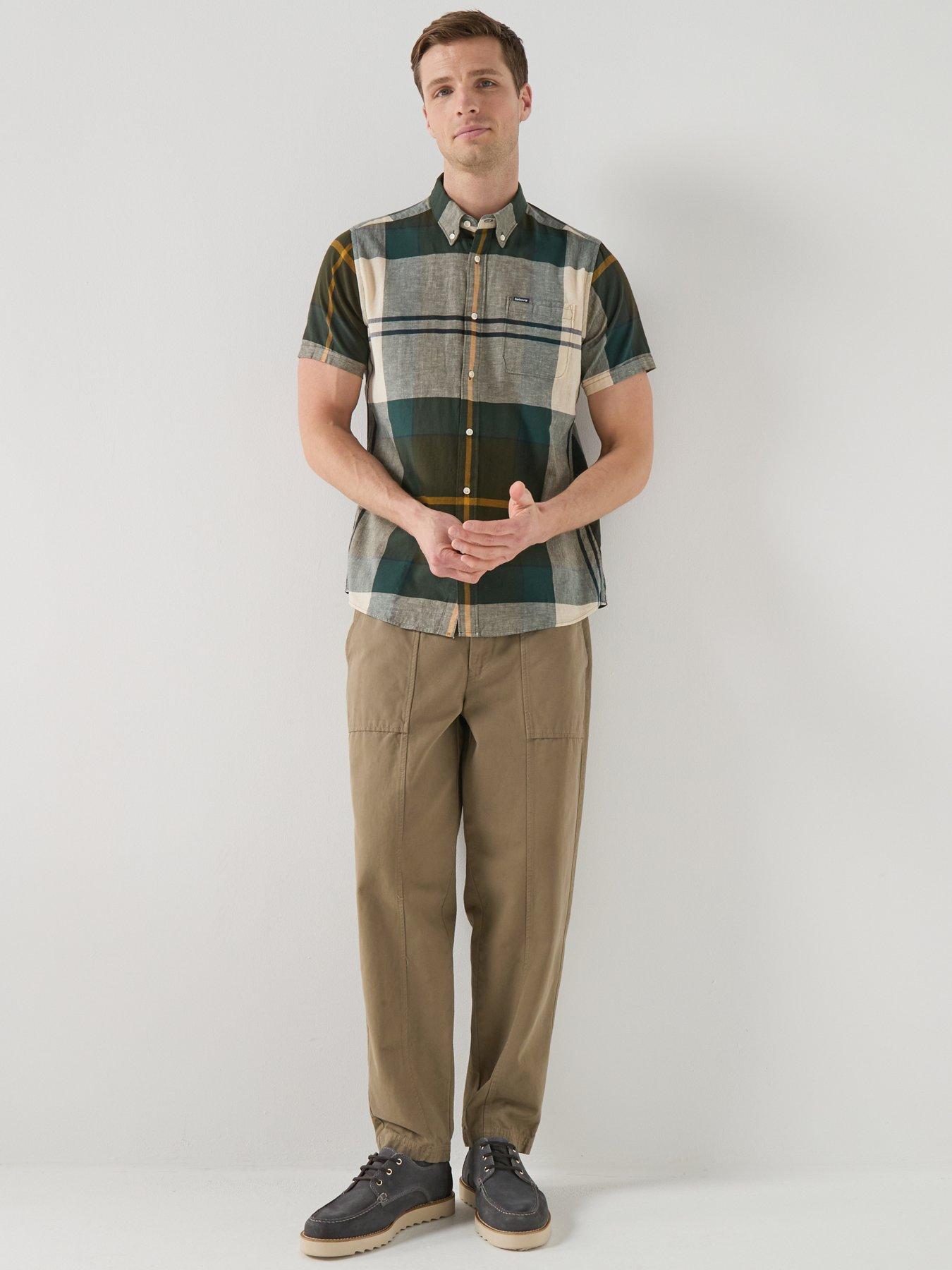 Image 5 of 5 of Barbour Douglas Short Sleeve Tailored Shirt - Dark Multi