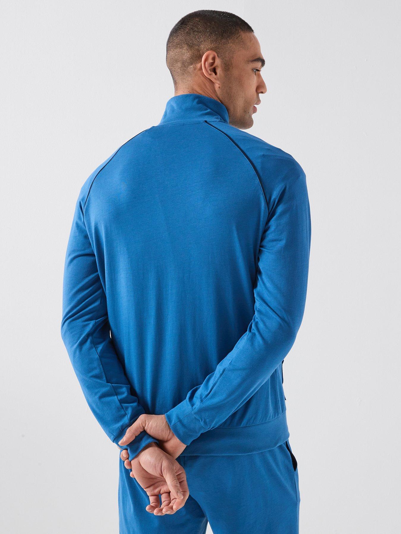 Image 2 of 4 of BOSS Mix &amp; Match Loungewear Track Top - Blue