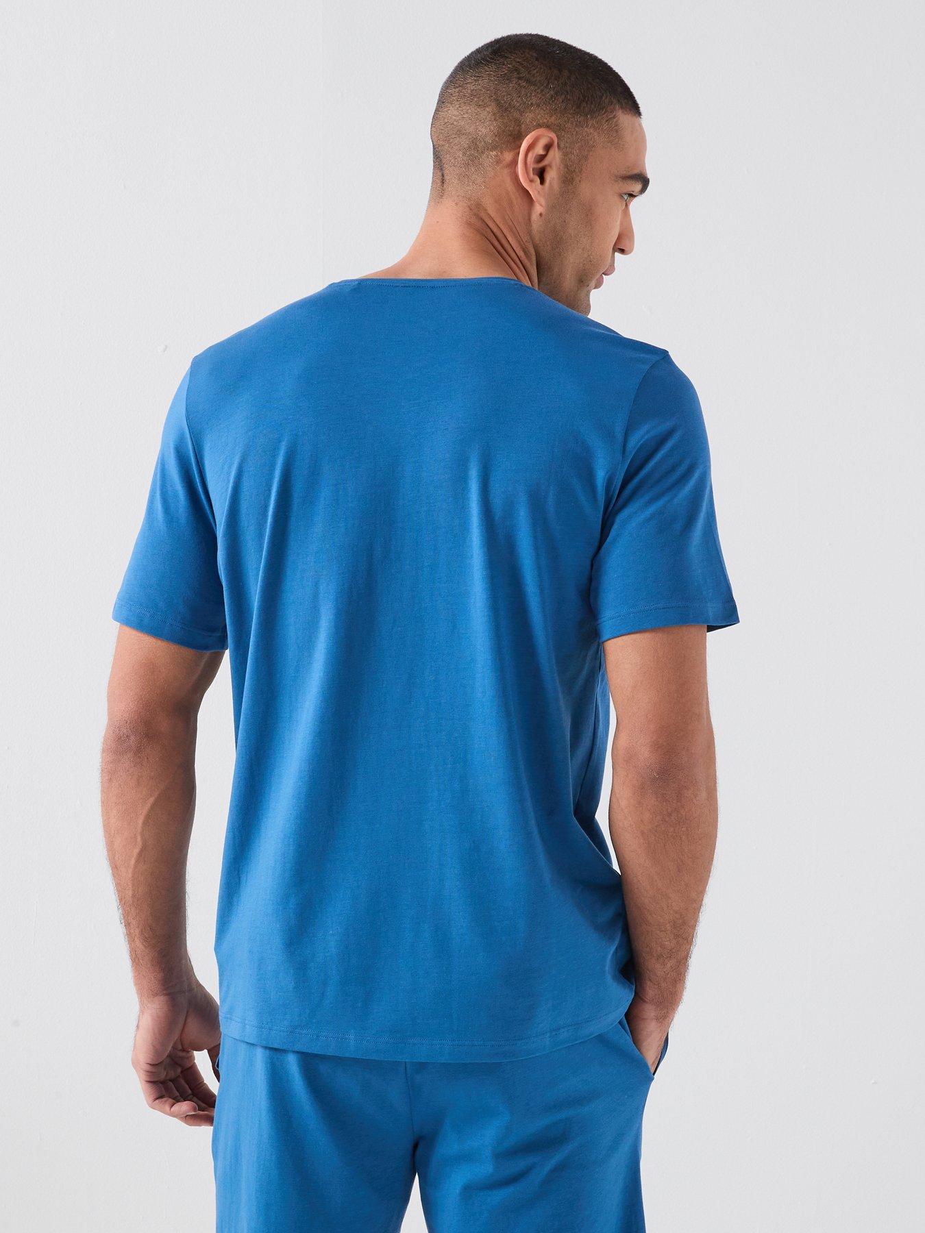 Boss Mix&Match - Maglietta da Uomo in Cotone a Girocollo