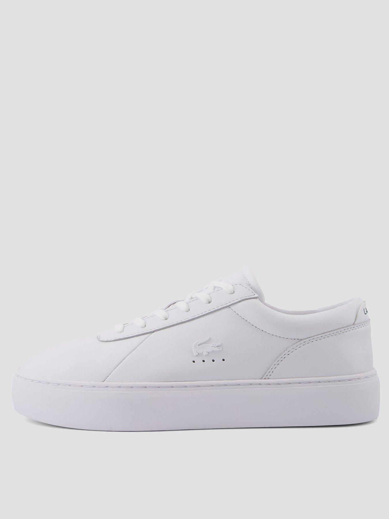 Lacoste Court Set Leather Trainers - White
