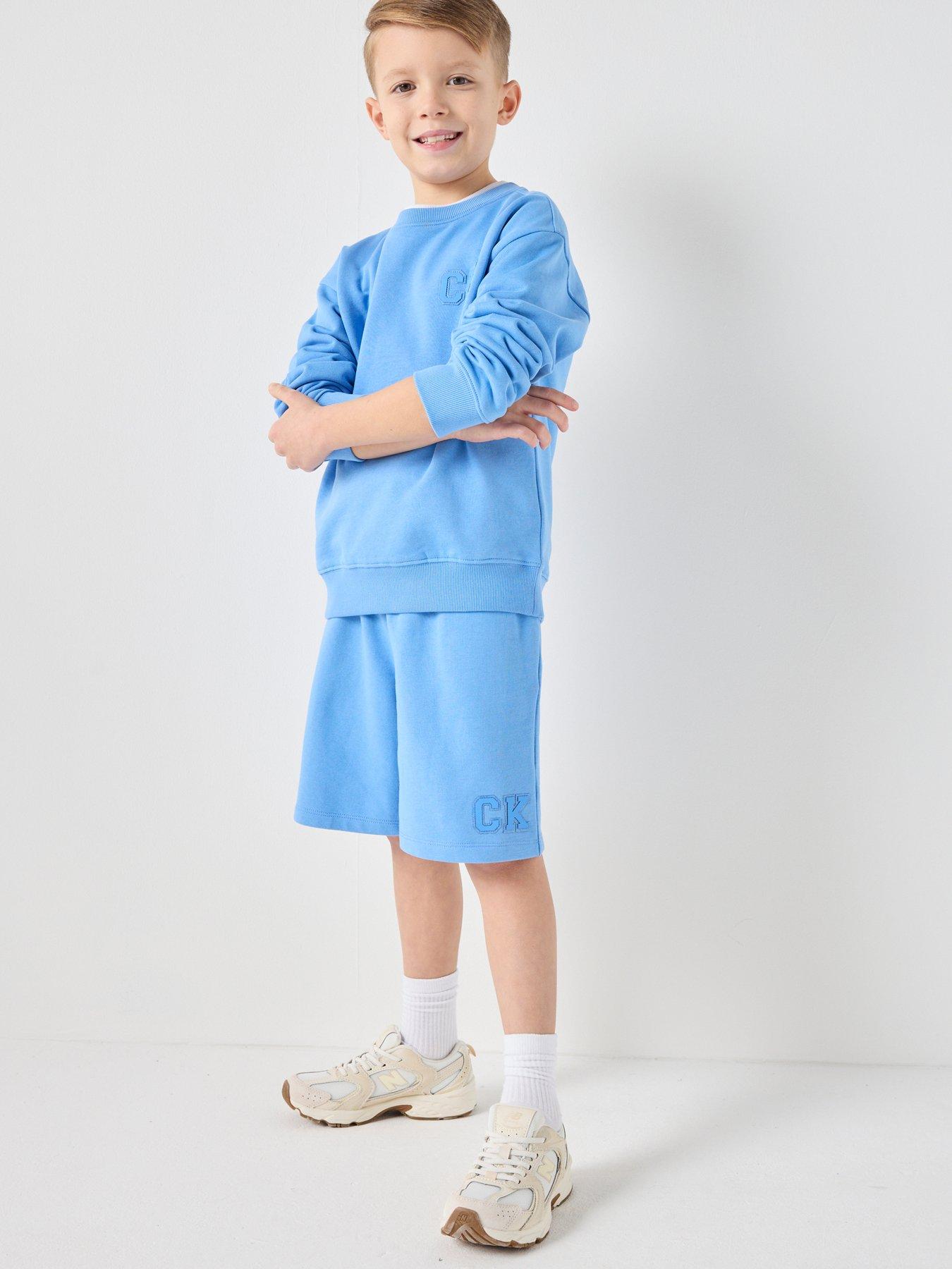 Calvin Klein Jeans Boys Relaxed Shorts - Blue