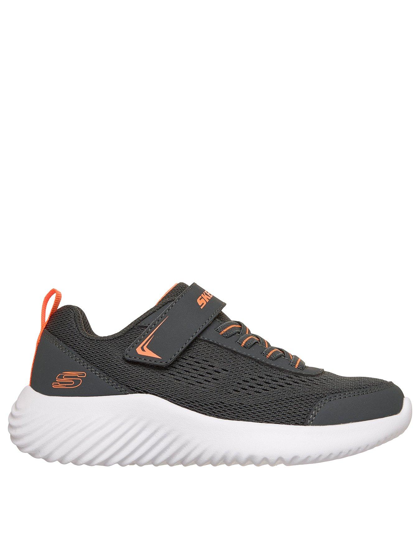 Skechers Lightweight Gore & Strap Sneaker - Grey