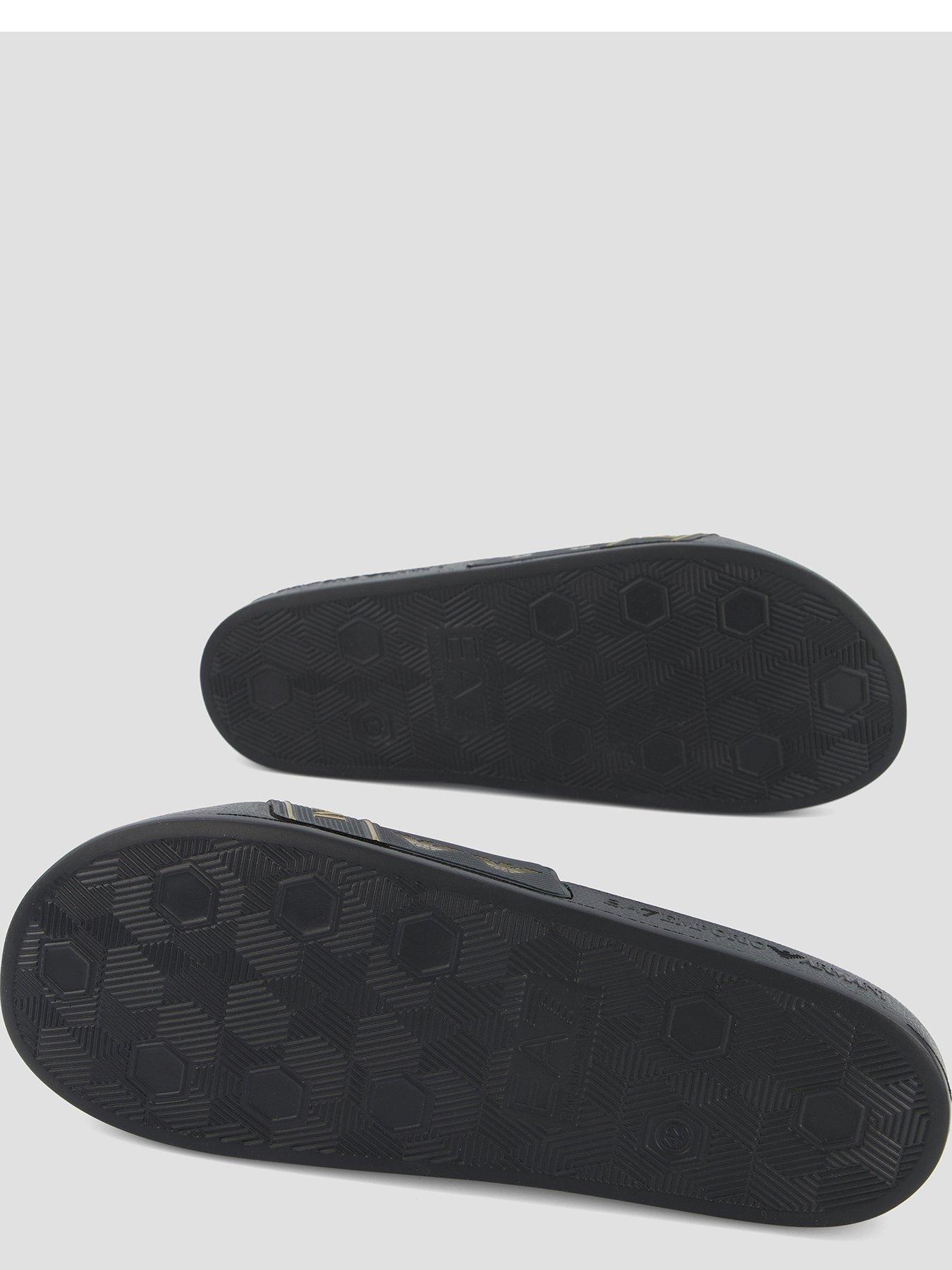Image 4 of 7 of EA7 Emporio Armani Taped Logo Slider - Gold