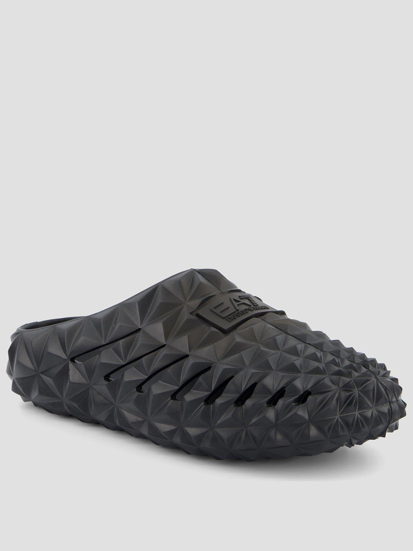 Image 1 of 7 of EA7 Emporio Armani Prisma Closed Toe Slider - Black