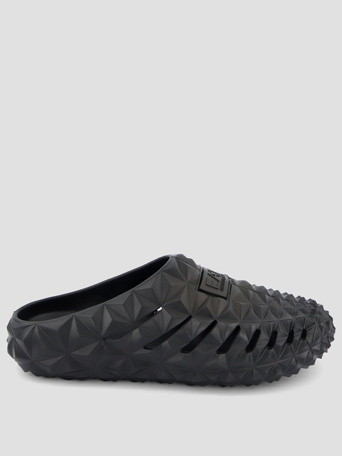 Image 2 of 7 of EA7 Emporio Armani Prisma Closed Toe Slider - Black
