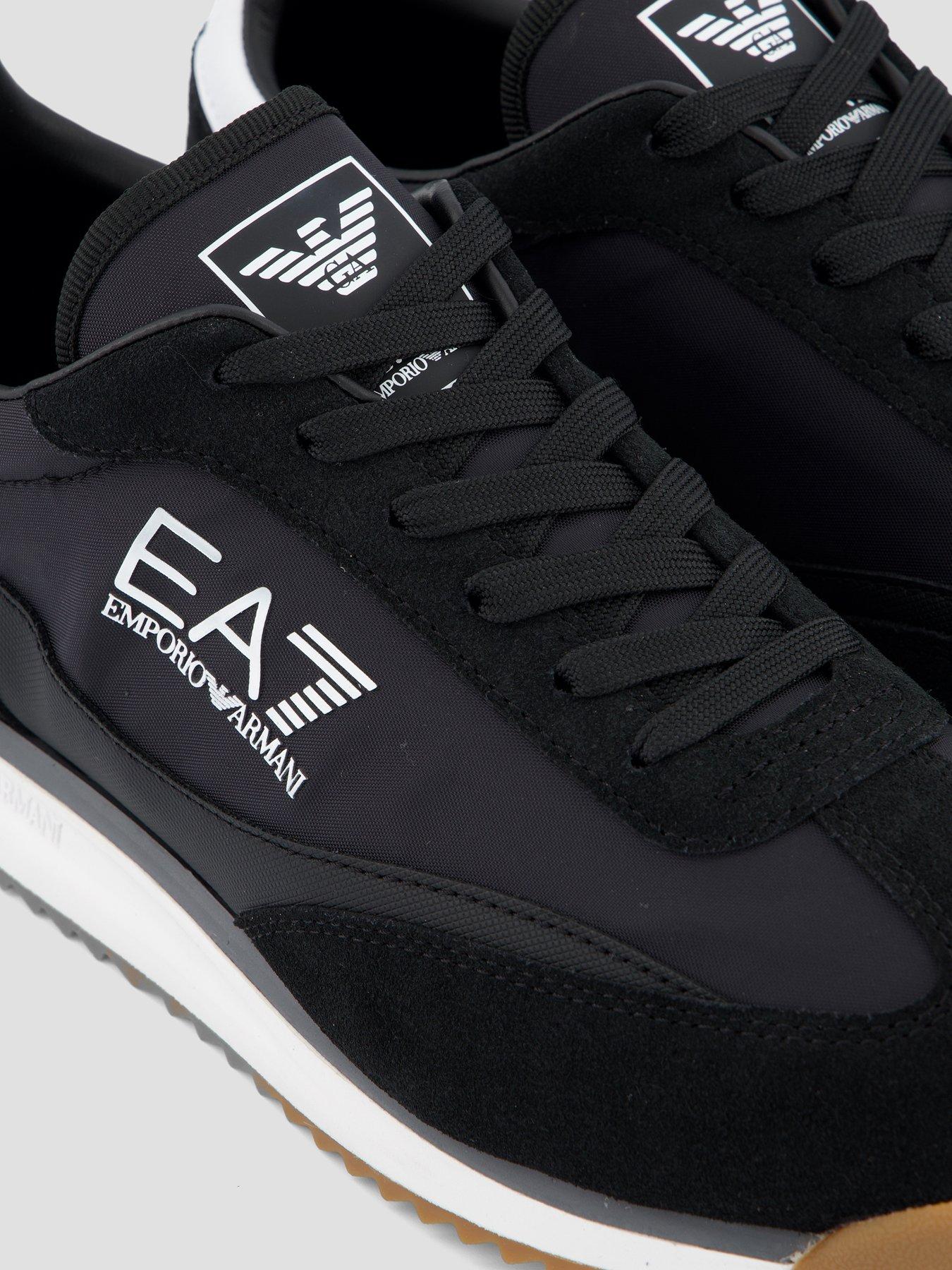 Image 5 of 7 of EA7 Emporio Armani Eclipse Suede Trainers - Black