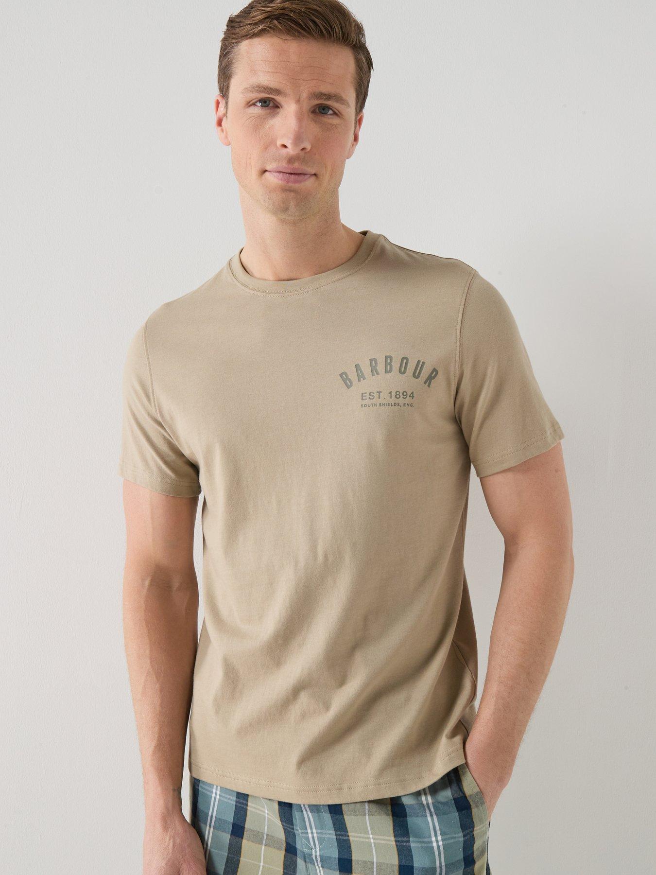 Barbour Preppy Chest Logo T-Shirt - Dark Grey