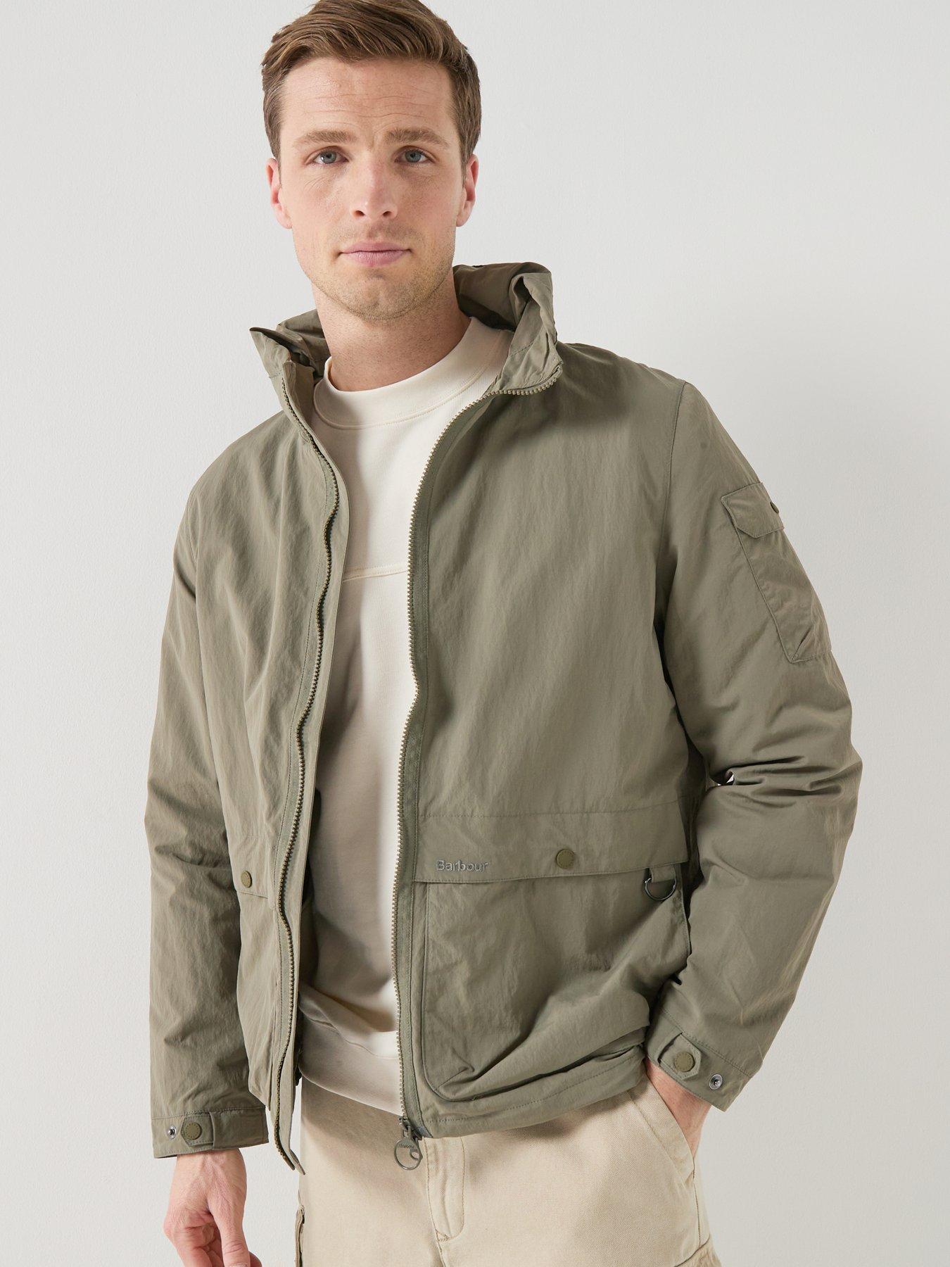 Image 4 of 6 of Barbour Re-Engineered Argyll Showerproof Relaxed Jacket - Khaki - Dark Green