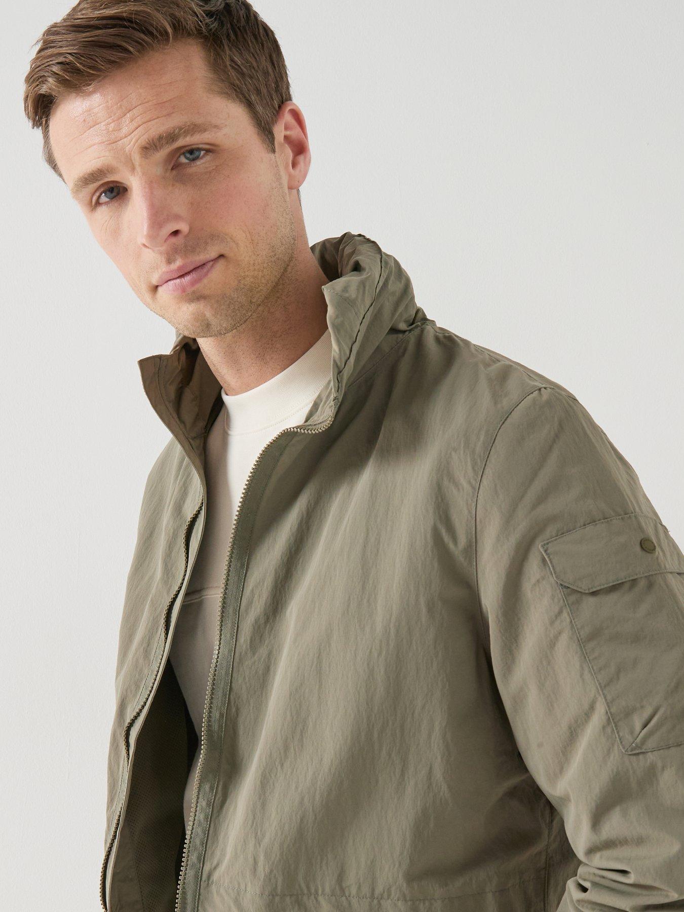 Image 6 of 6 of Barbour Re-Engineered Argyll Showerproof Relaxed Jacket - Khaki - Dark Green