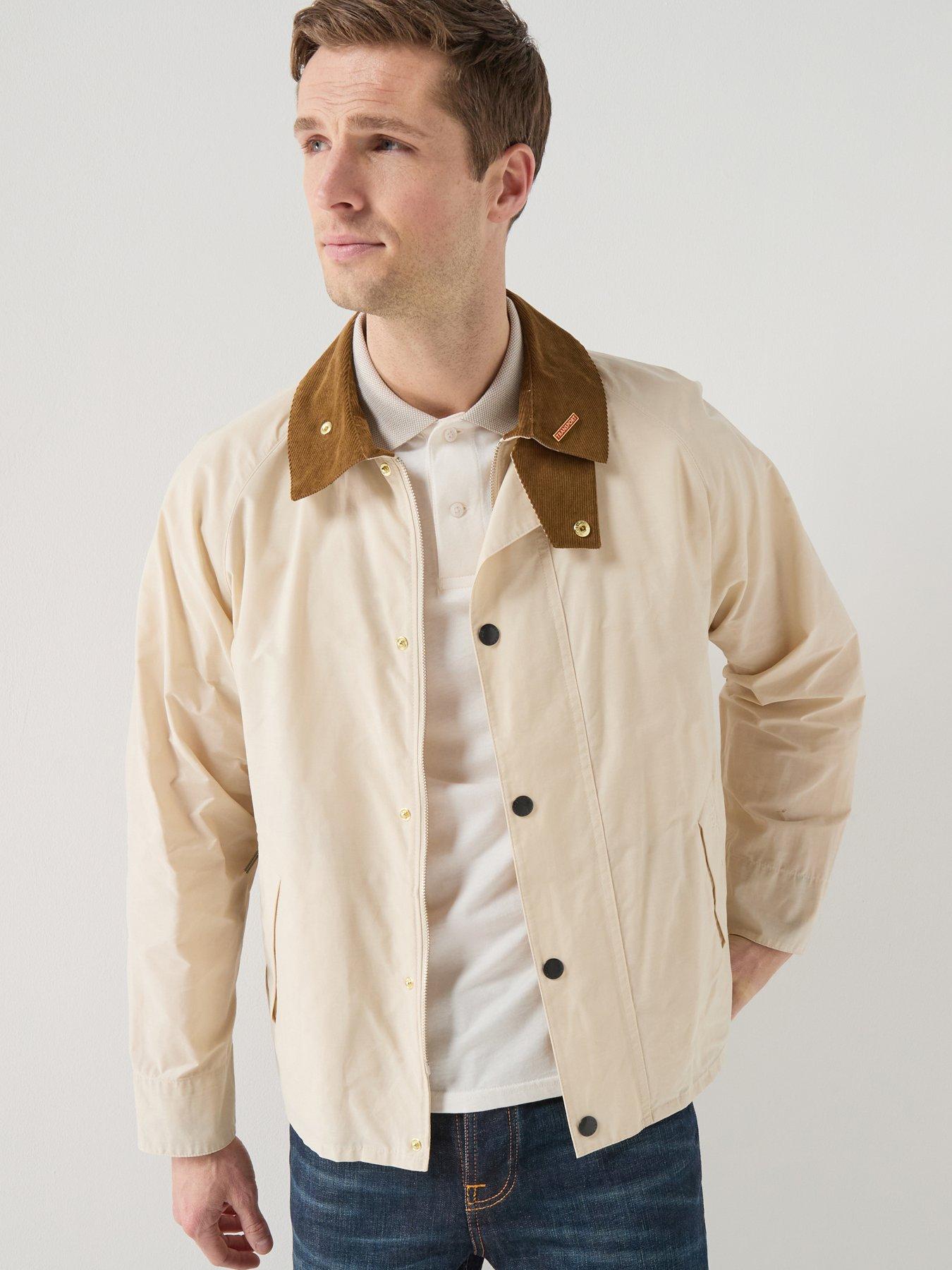 Barbour Icons Transport Mid Length Casual Jacket - Light Beige