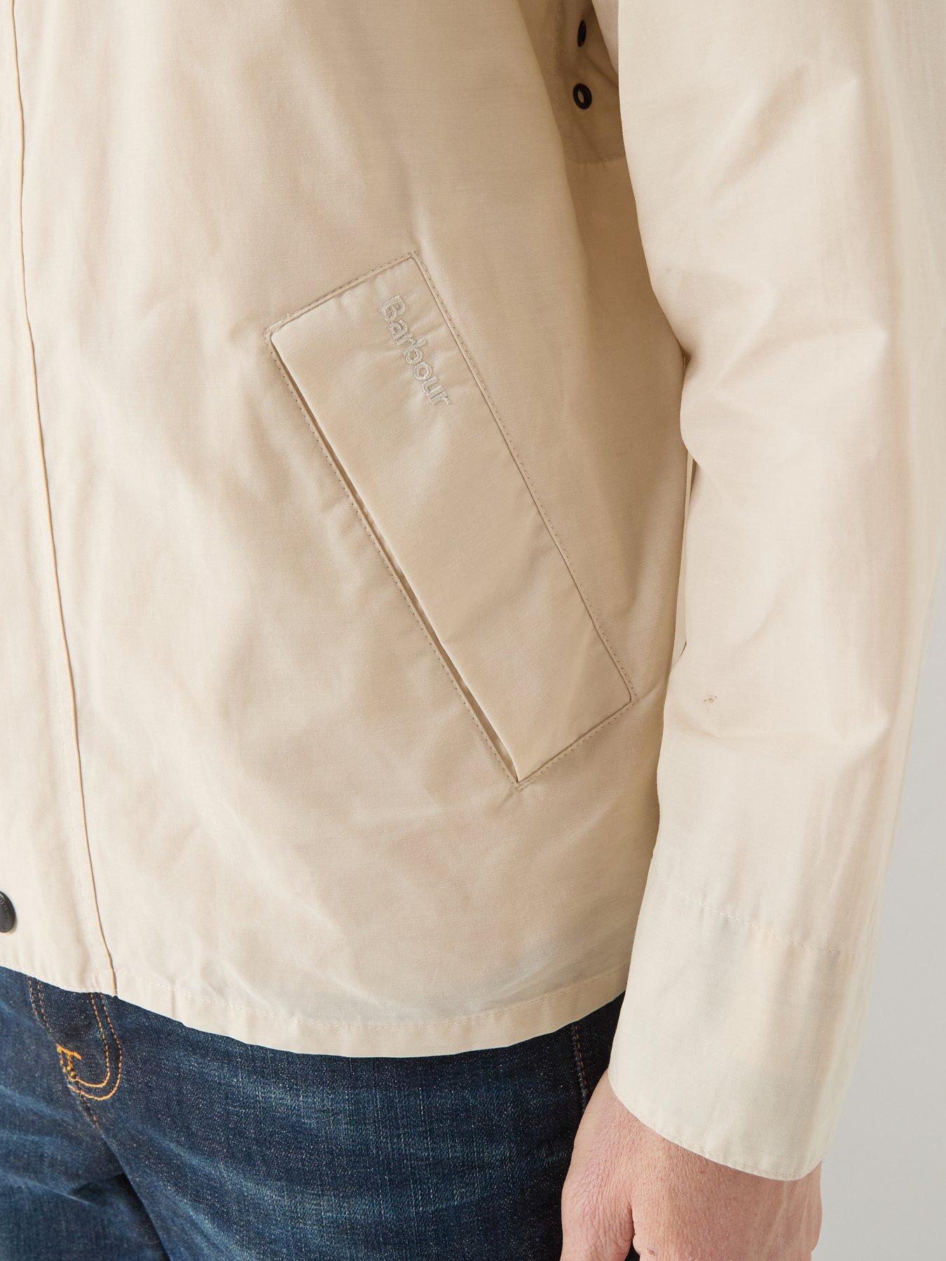 Barbour Icons Transport Mid Length Casual Jacket - Light Beige | Very