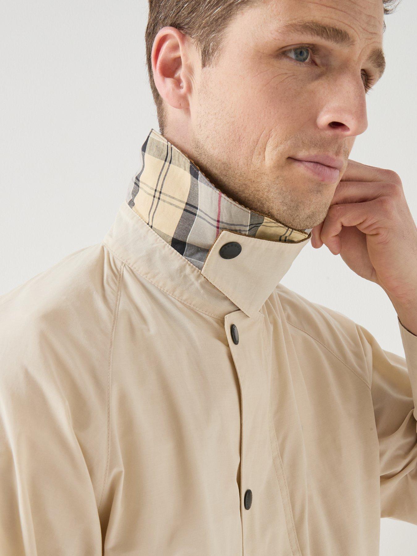 Barbour Icons Transport Mid Length Casual Jacket - Light Beige | Very