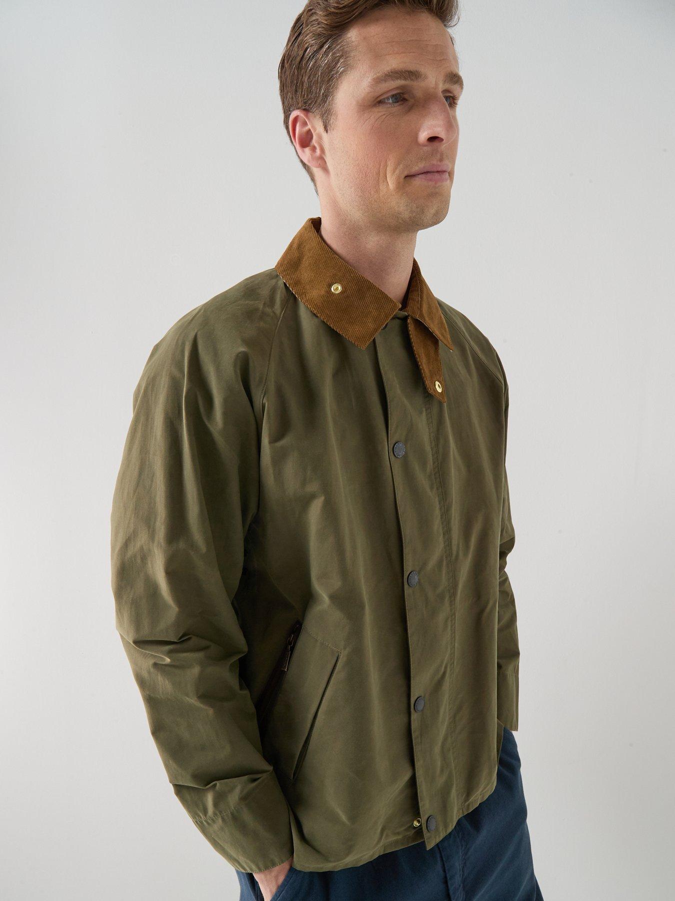 Image 5 of 6 of Barbour Icons Transport Mid Length Casual Jacket - Dark Khaki