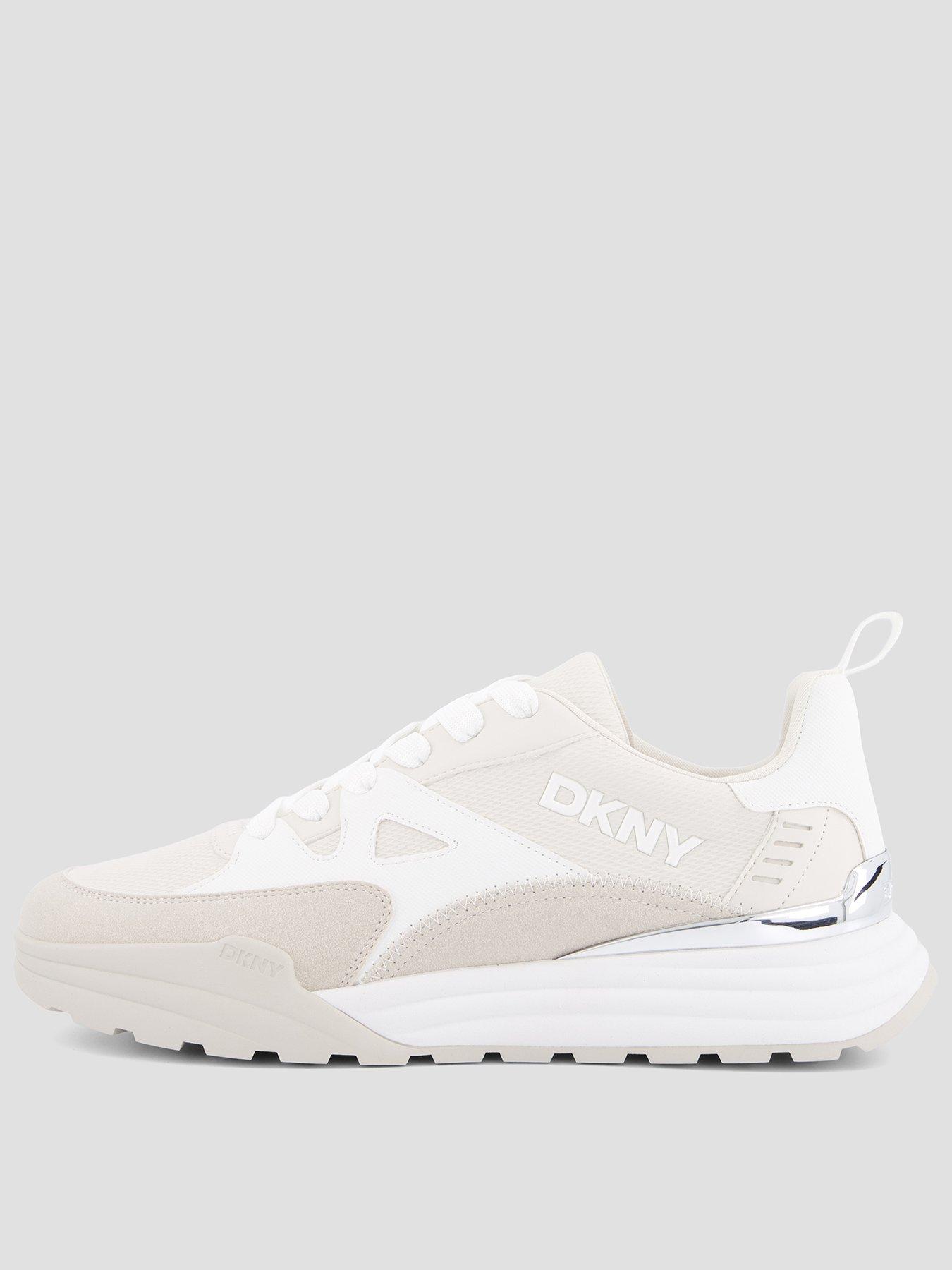 Image 1 of 7 of DKNY Zandrae - Lace Up Sneaker 60mm - White